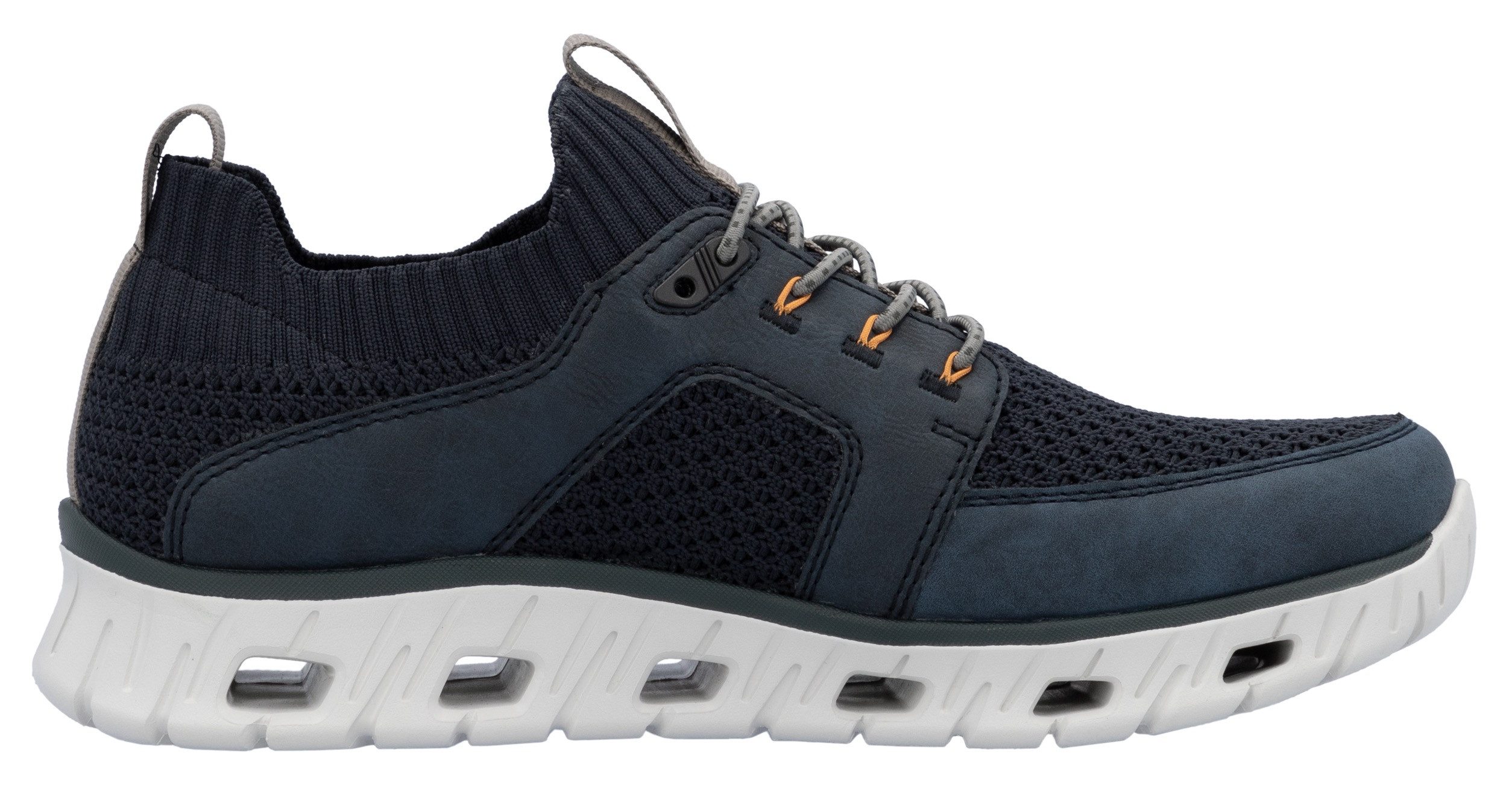 RIEKER Sport Slip-on sneakers , lage schoen, vrijetijdsschoen, slipper met modieuze loopzool