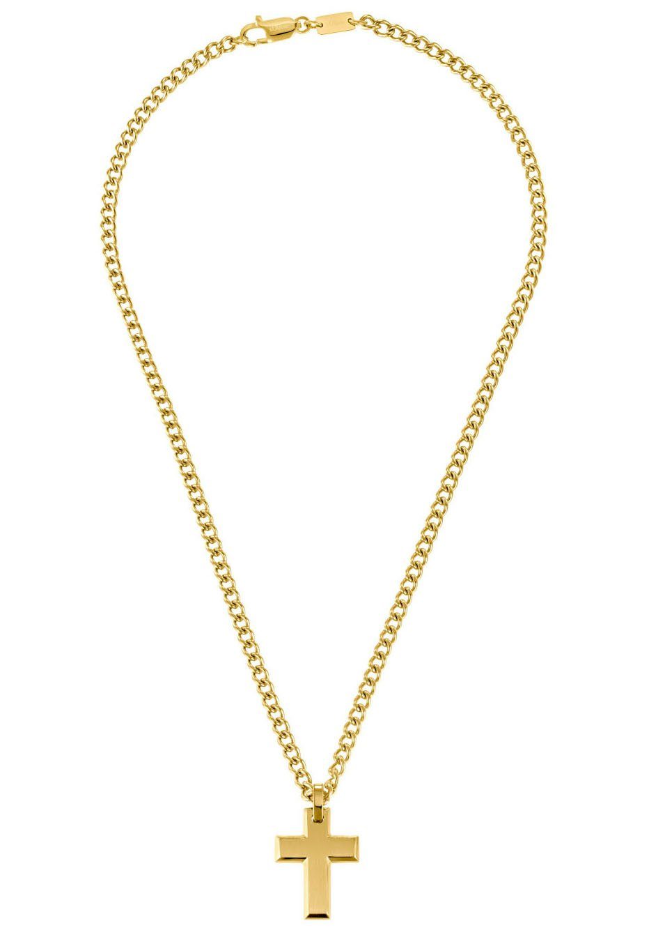 s.Oliver Ketting met hanger Kruis 2036868 Roestvrij staal