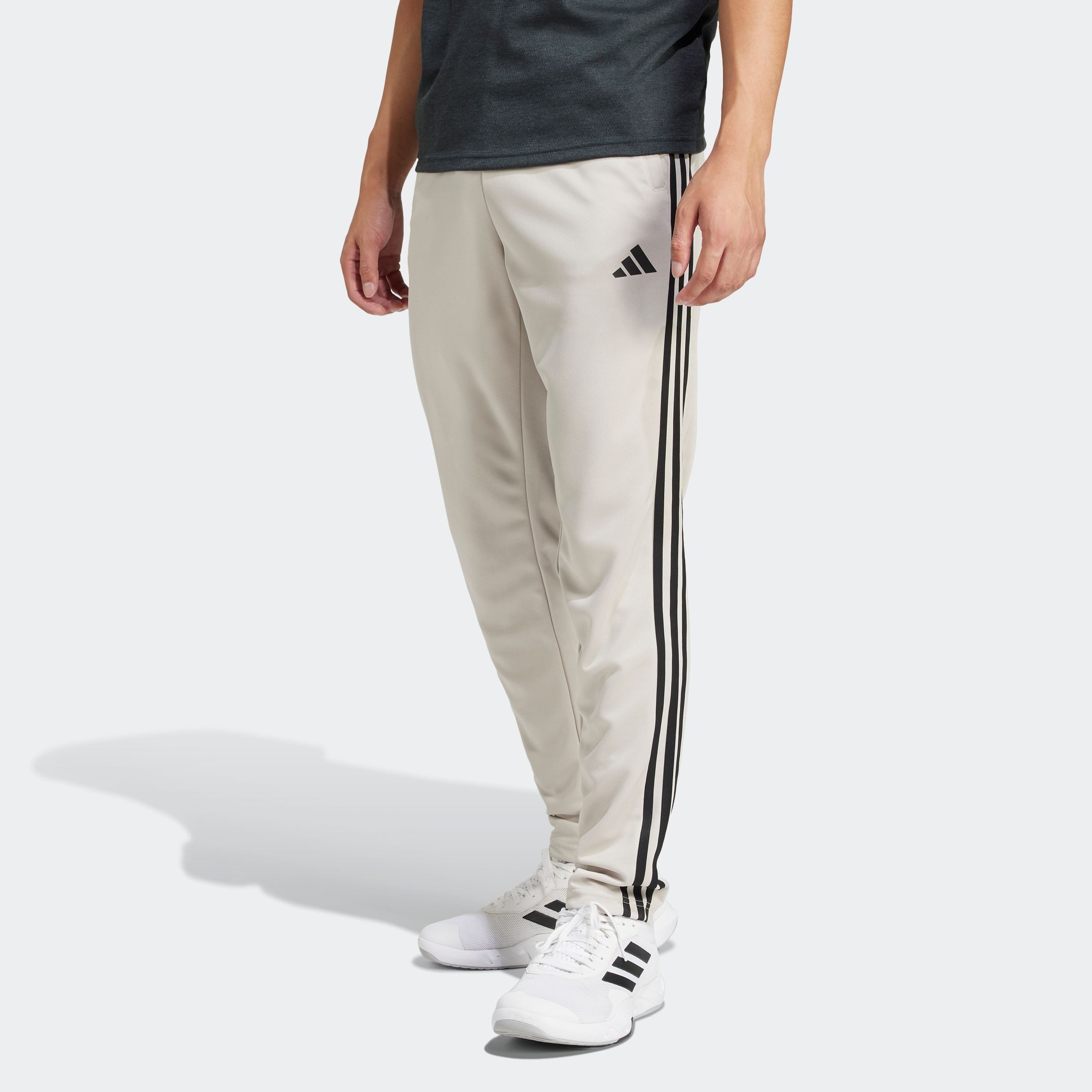 adidas Performance Sportbroek TR-ES BASE 3PT ademende trainingsbroek (1-delig) heren sportbroeken maat S grijs