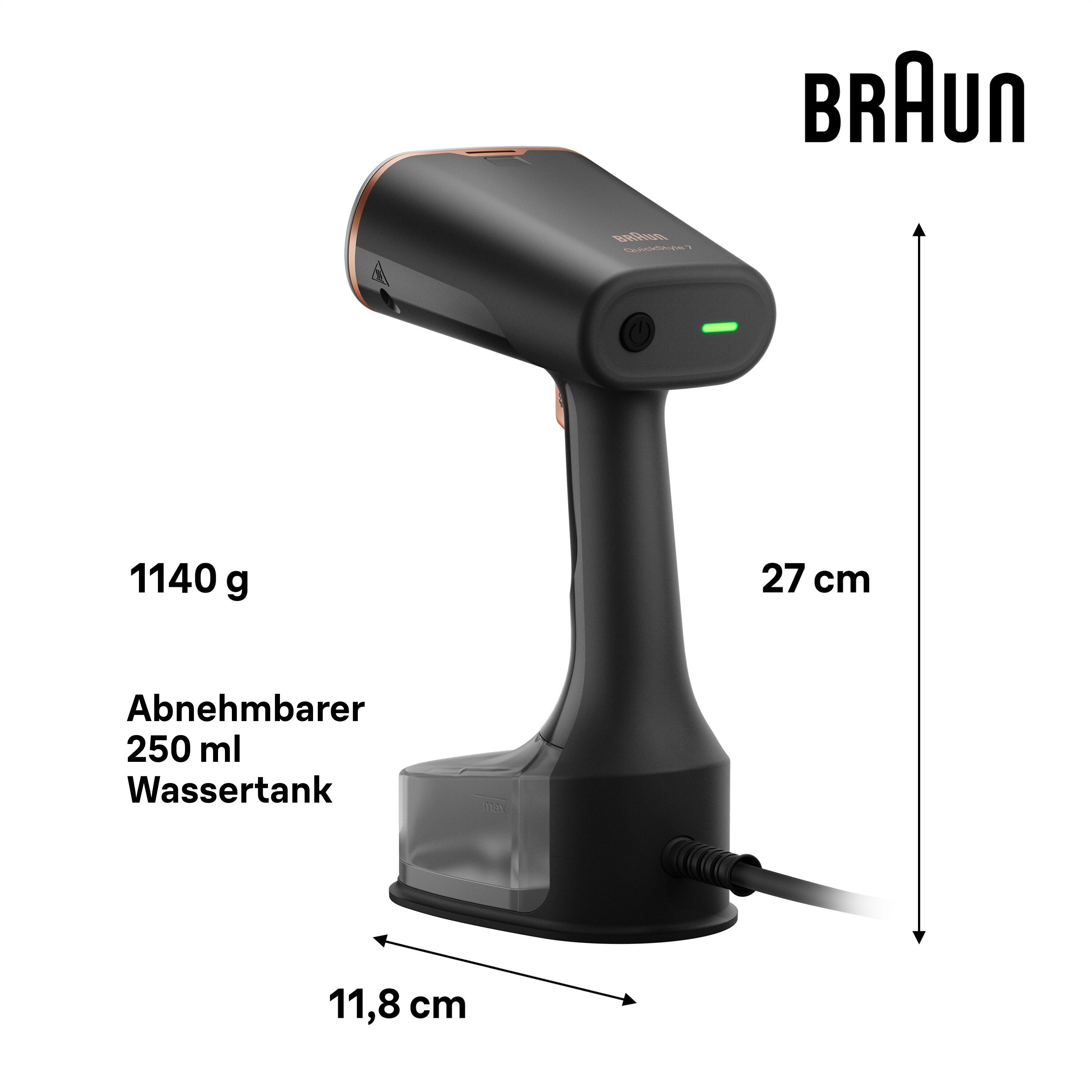 Braun Stoomborstel QuickStyle GS 7077 BK