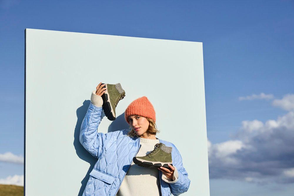 Rieker Winterlaarzen , veterschoenen, enkellaars met praktische binnenrits