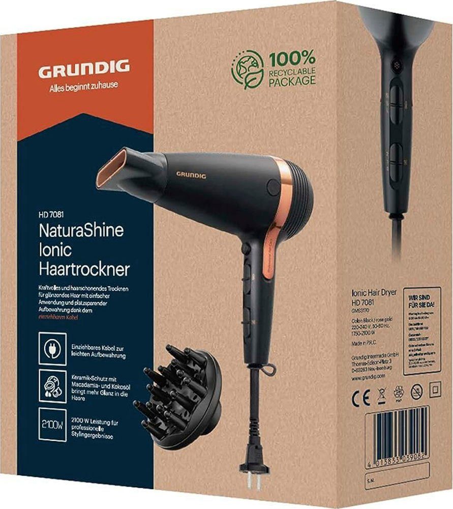 Grundig Ionic haardroger HD 7081 NaturaShine