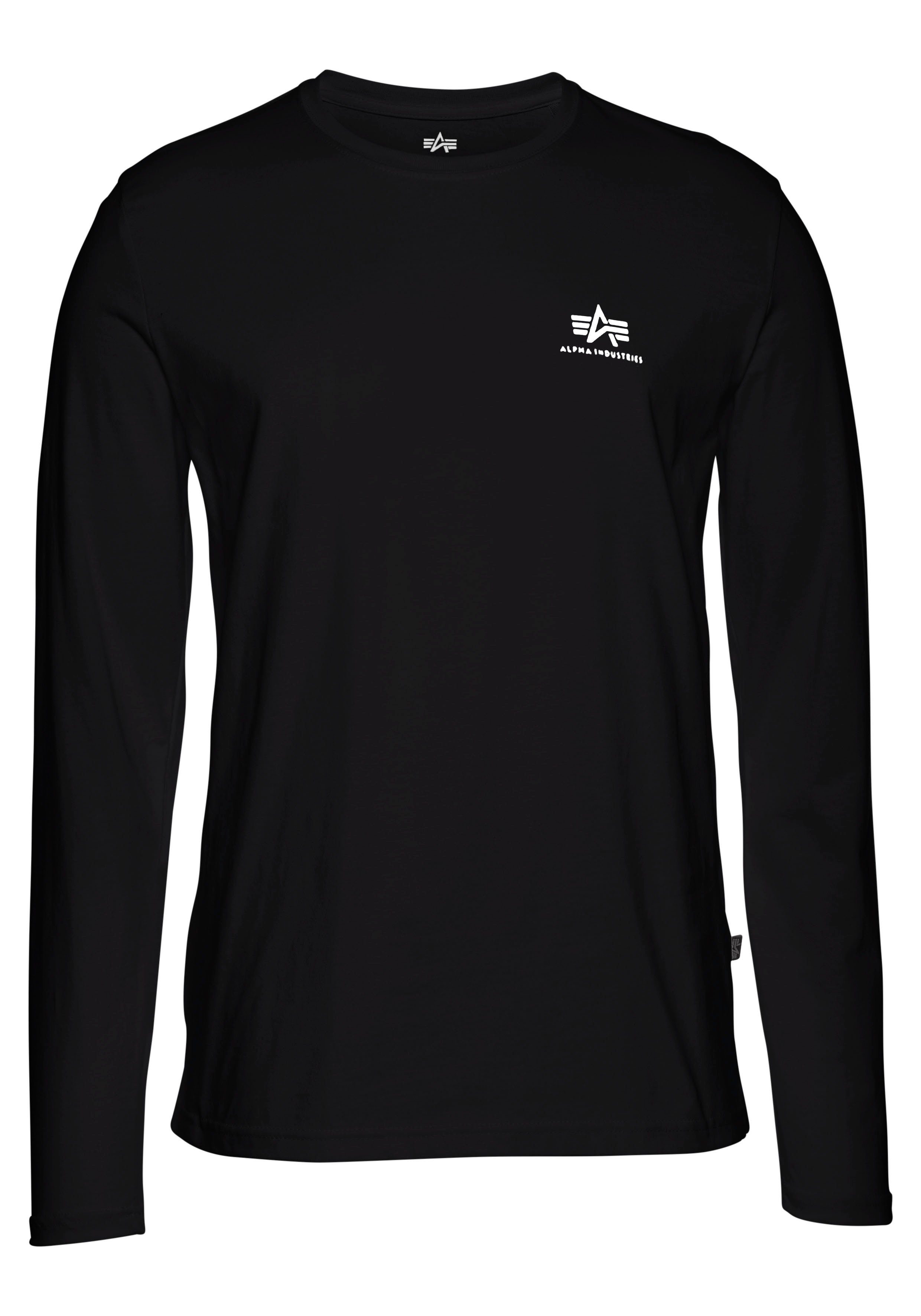 Alpha Industries Shirt met lange mouwen Basic LS Small Logo