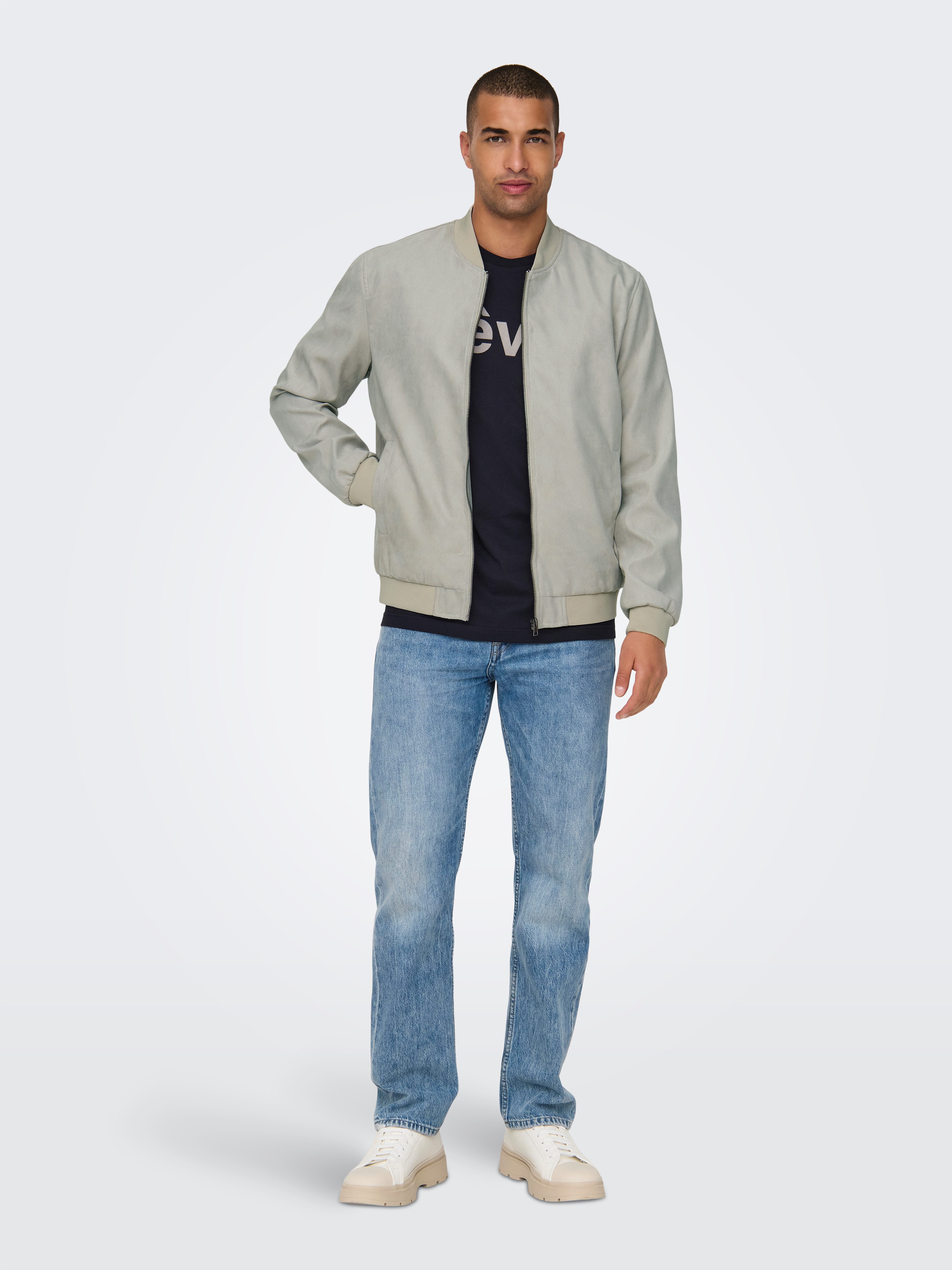 ONLY & SONS Bomberjack ONSLUCAS FAKE SUEDE BOMBER OTW