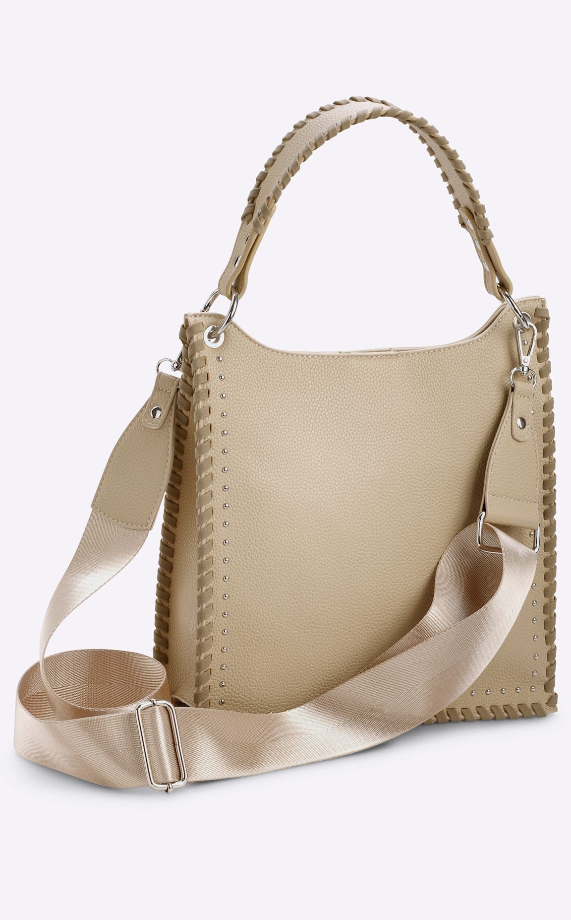 heine Handtas dames handtassen maat 30 cm bruin