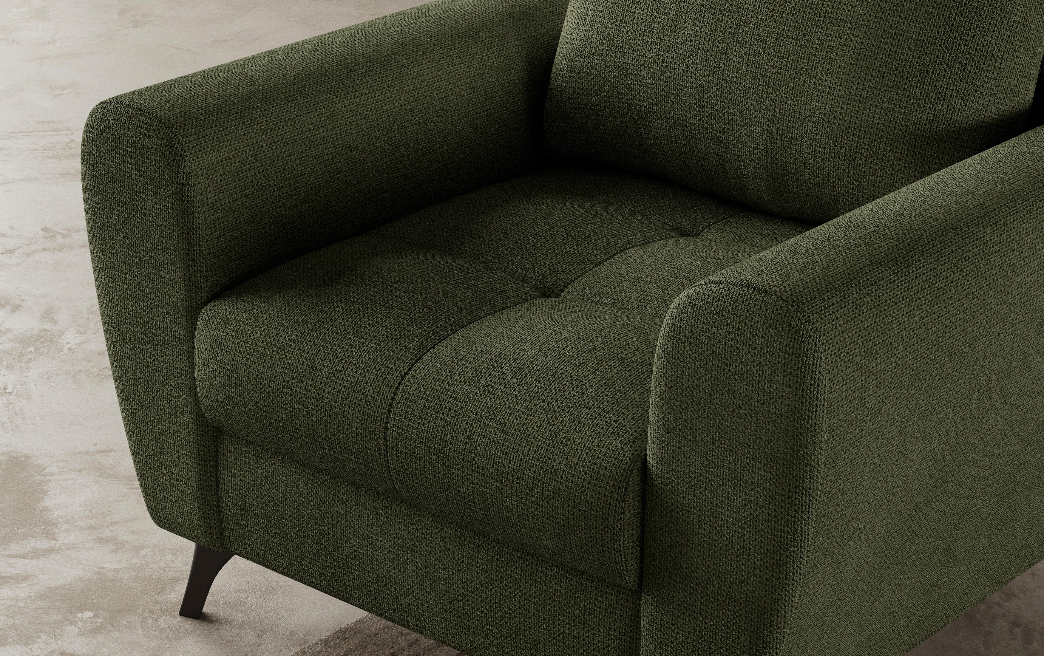 Mr. Couch Fauteuil Blackburn II Passend bij de set, met koudschuimvering tot 140 kg belastbaar