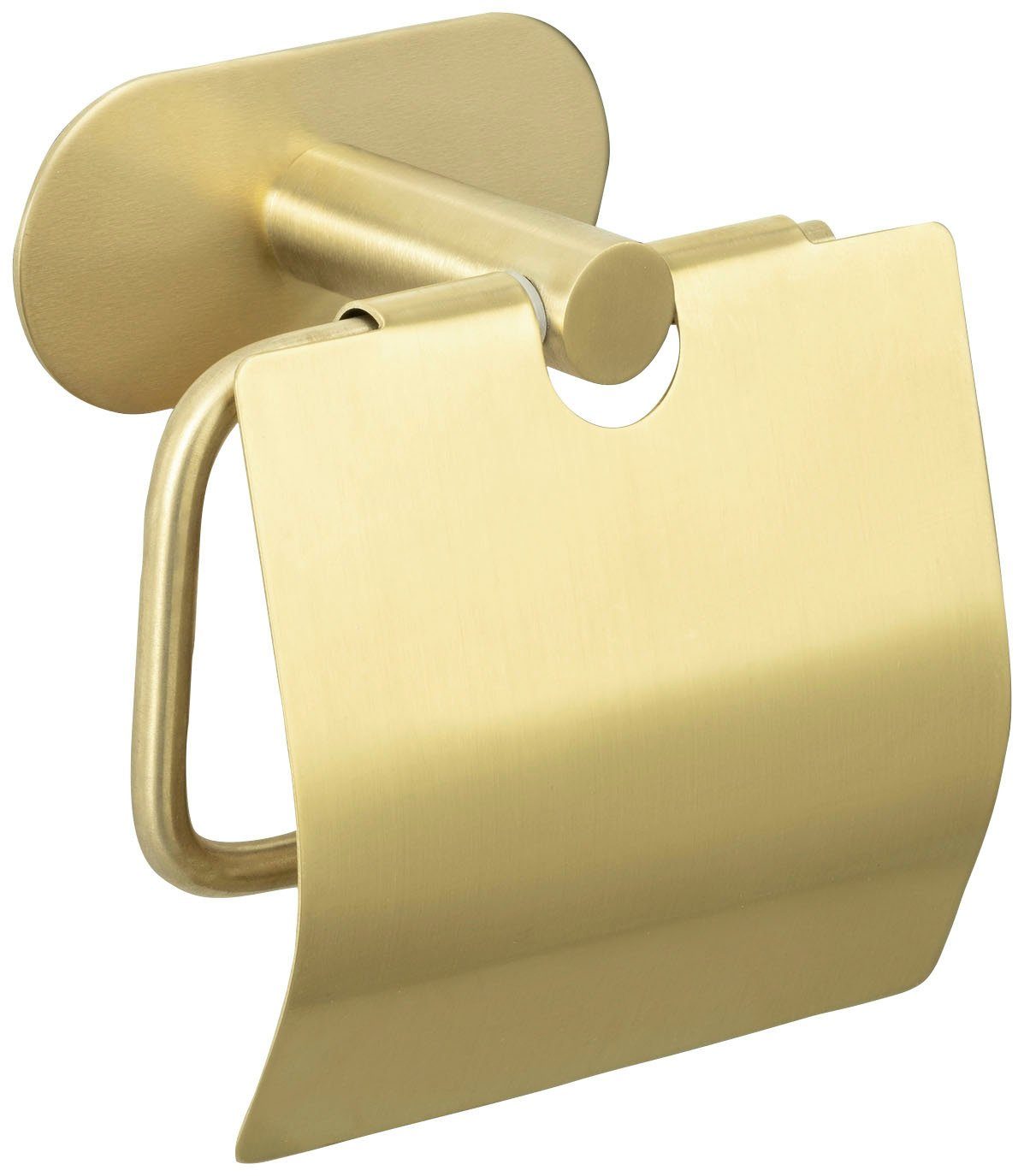 WENKO Toiletrolhouder Turbo-Loc® met deksel, bevestigen zonder boren