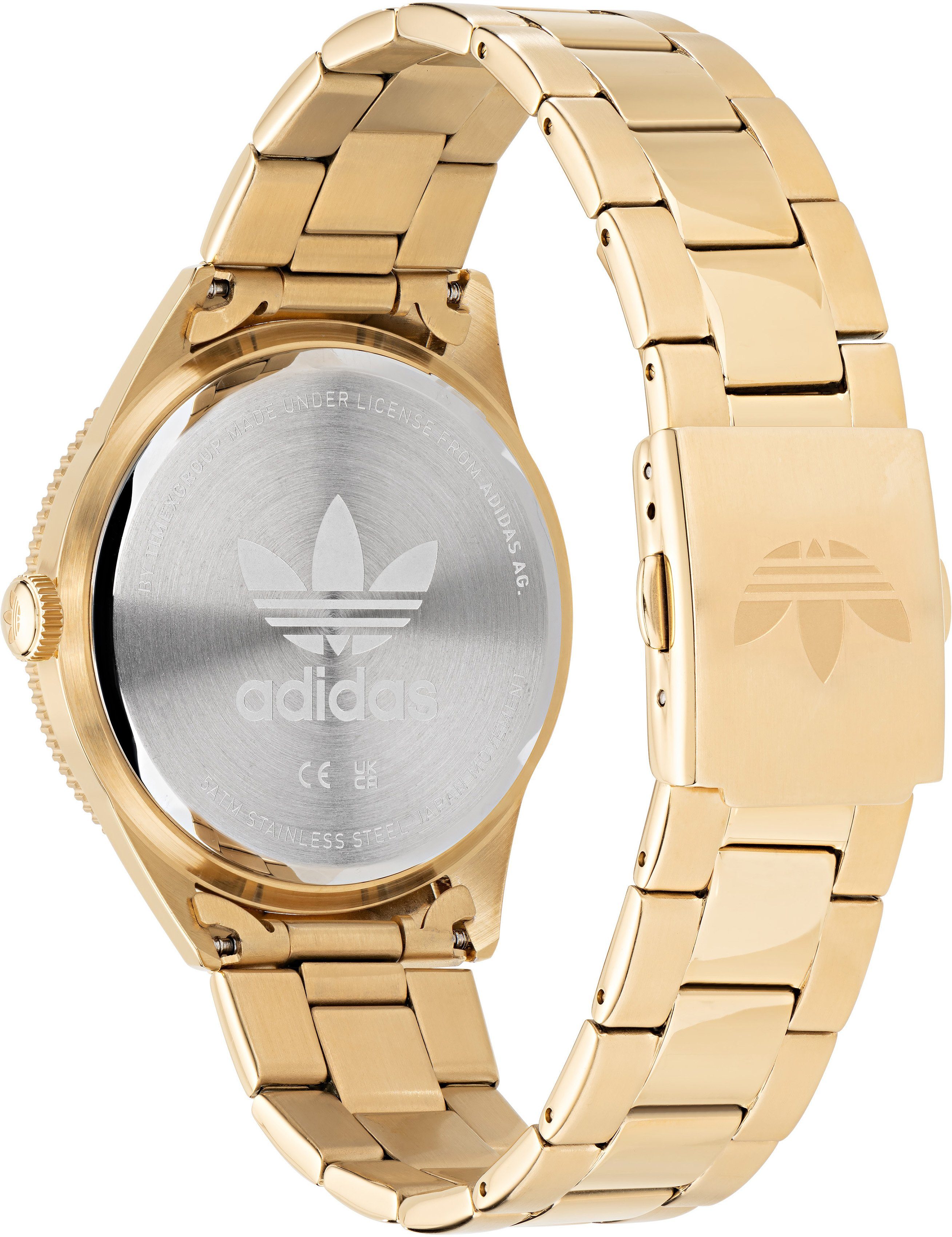 adidas Originals Kwartshorloge EDITION THREE Horloge, herenhorloge, dameshorloge, stalen armband
