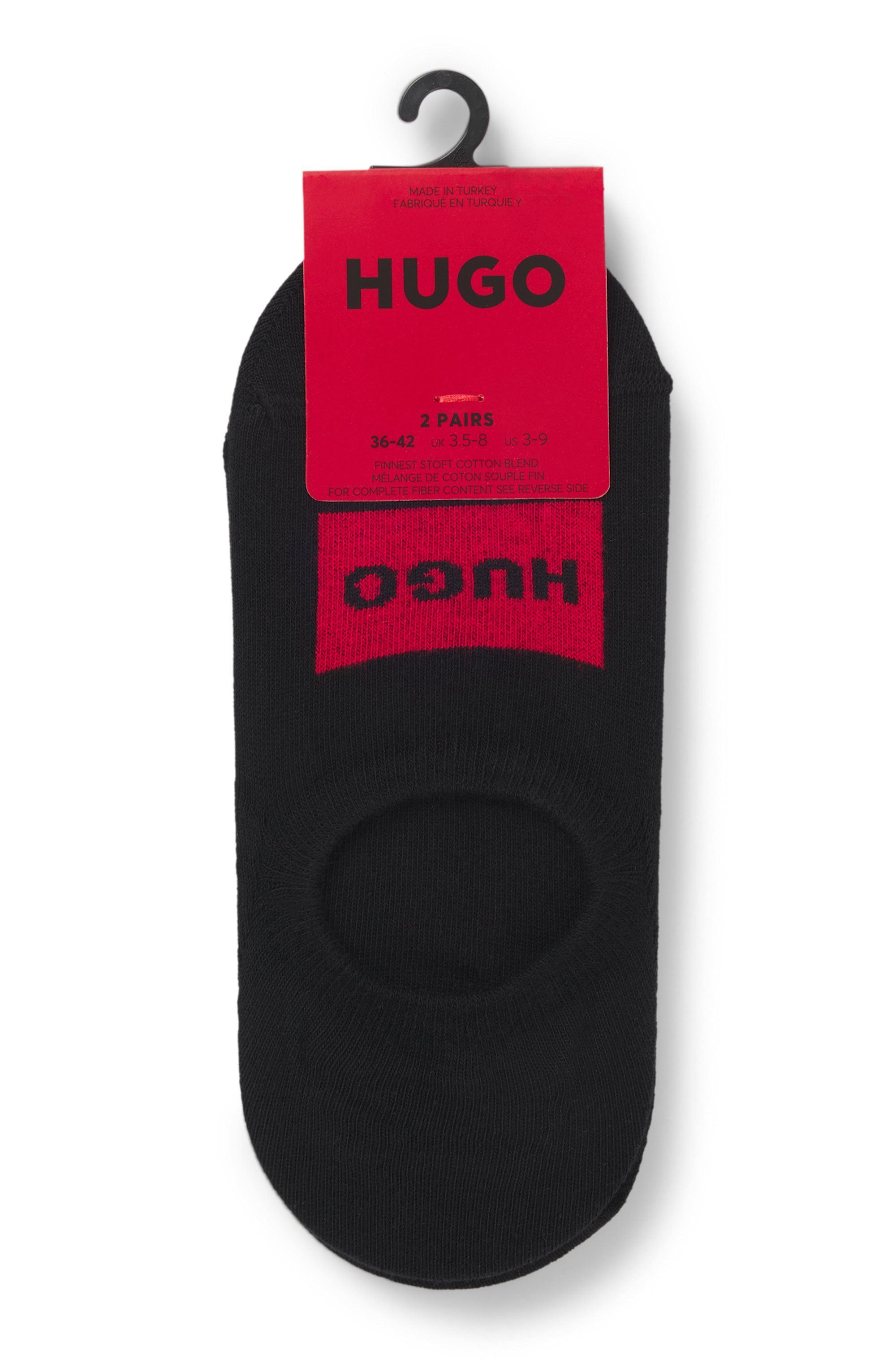 HUGO underwear Vrijetijdssokken 2P LOW CUT LABEL CC W (2 paar)