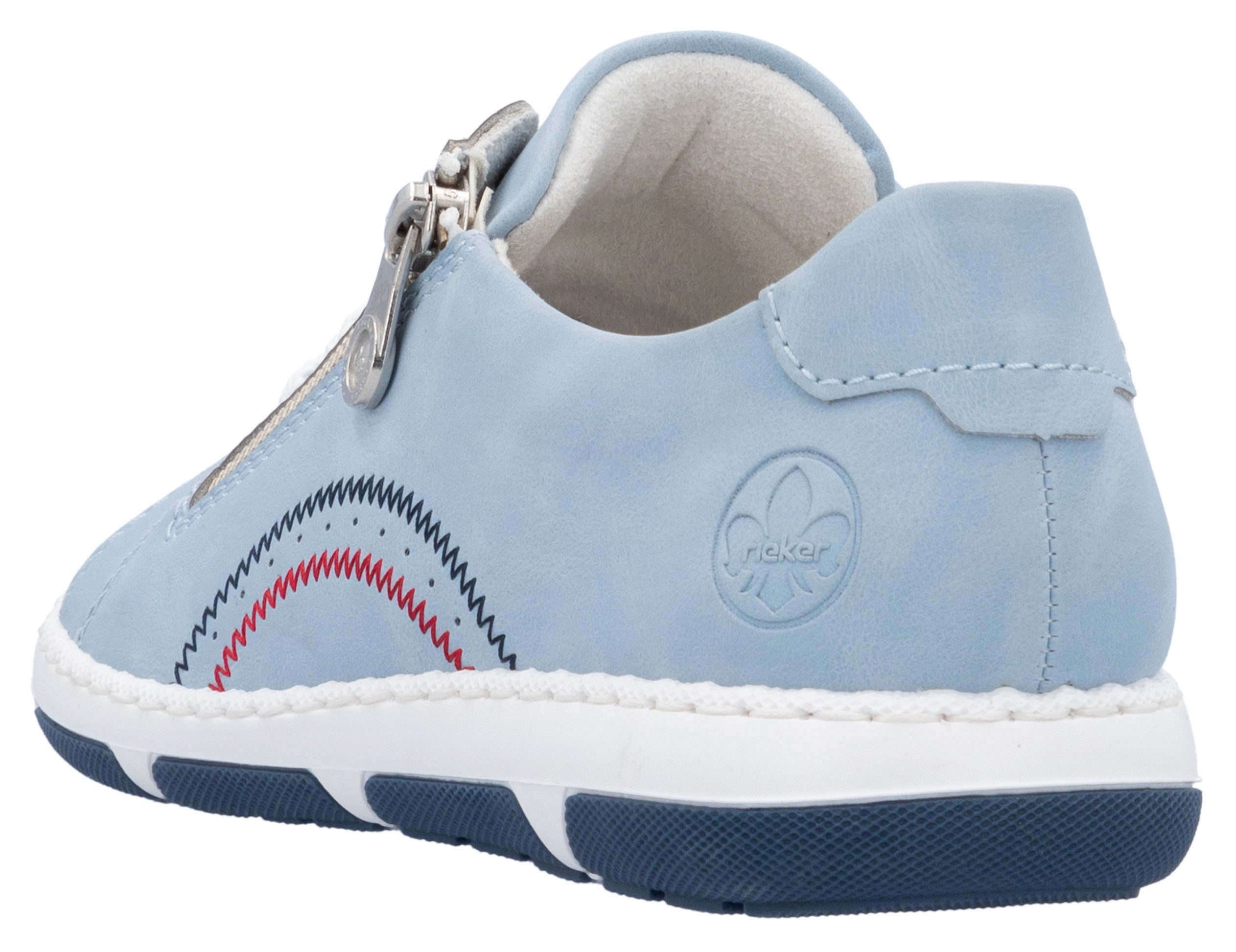 Rieker Sneakers , lage schoen, veterschoen, vrijetijdsschoen met sportieve loopzool