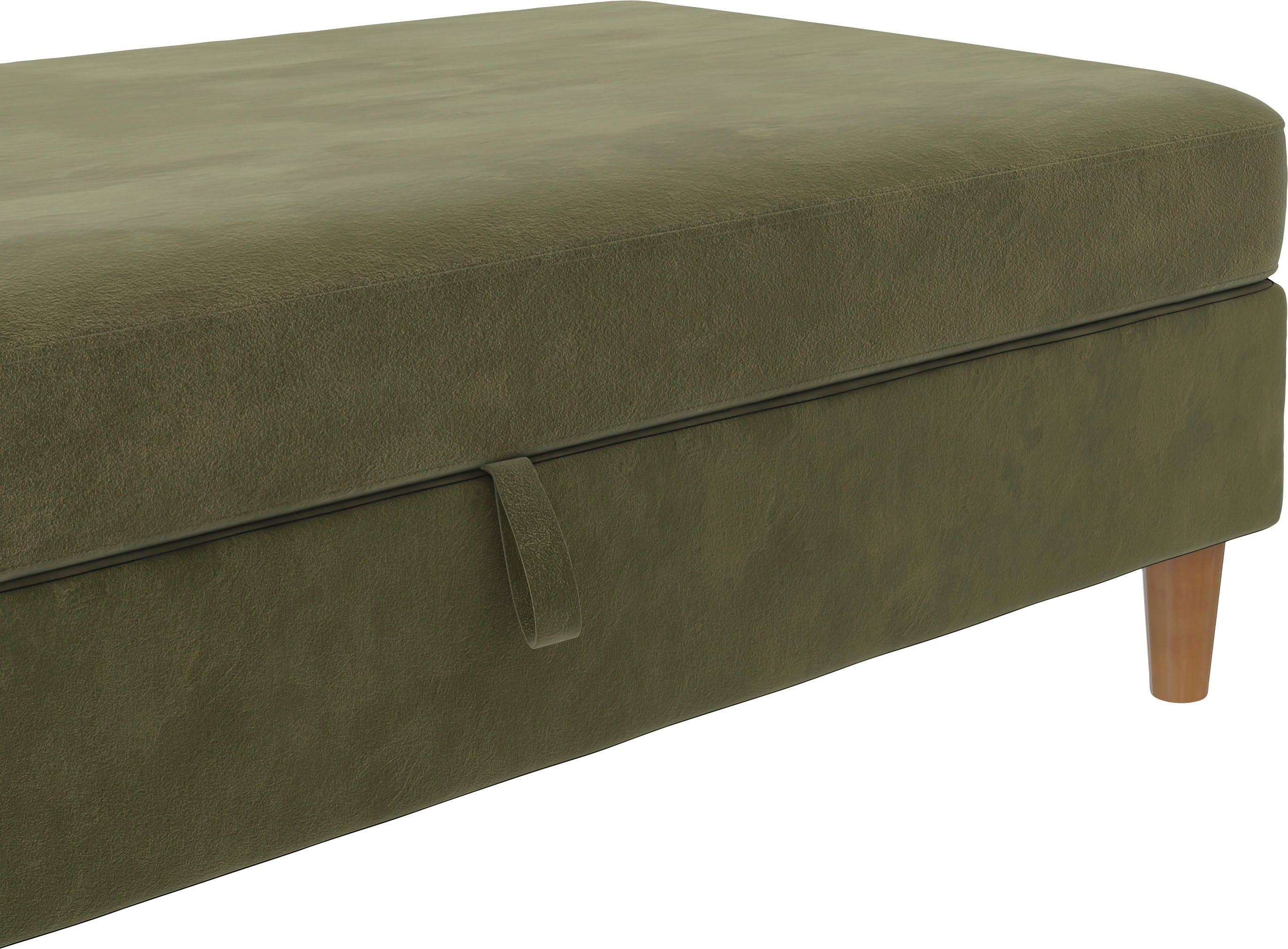 Dorel Home Hocker met bergruimte Lilly met bergruimte, vrij in ruimte plaatsbaar, zithoogte 43 cm (1 stuk)