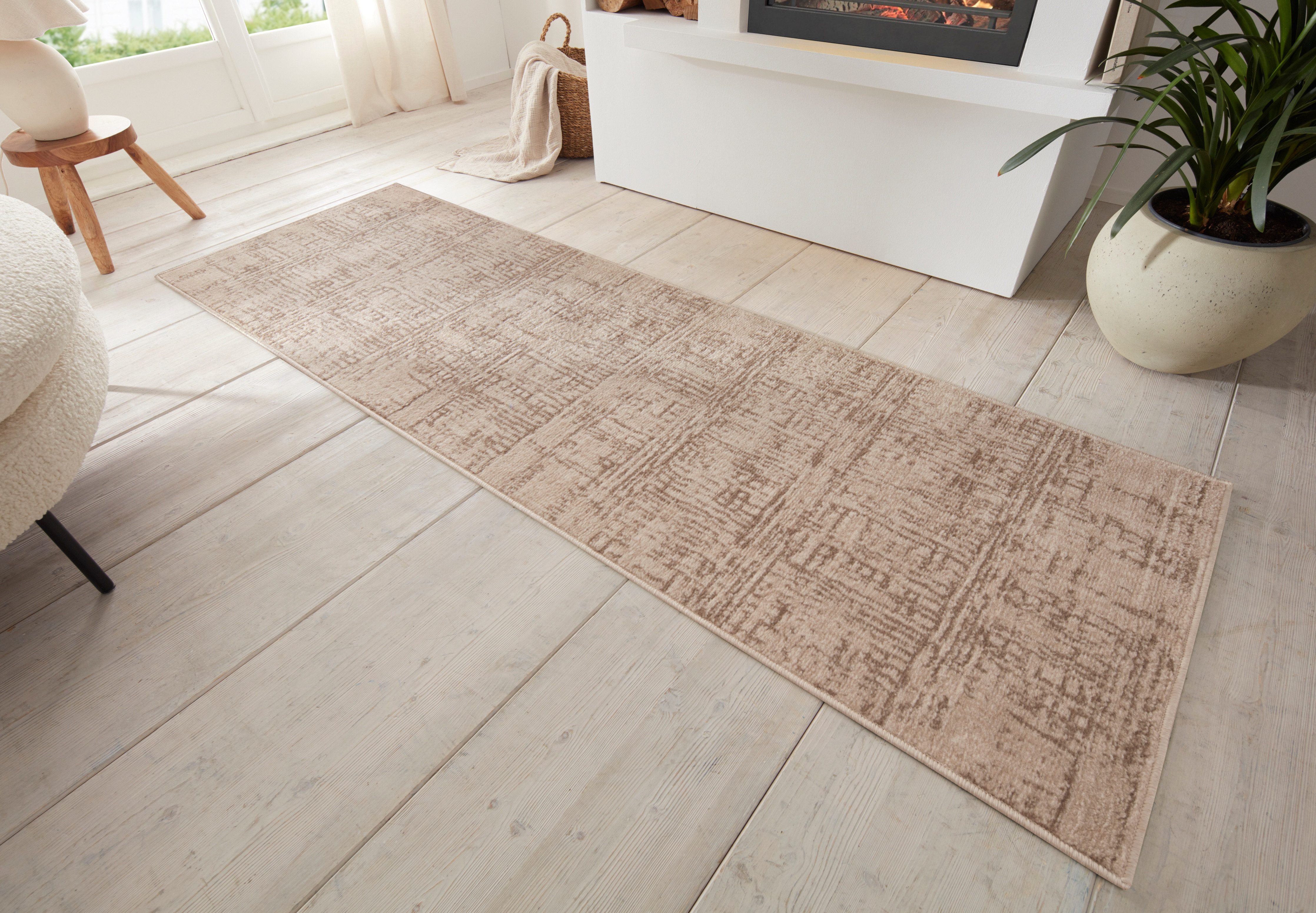 HANSE Home Vloerkleed Sole Kortpolig, loper, vintage, woonkamer, slaapkamer, eetkamer, gang