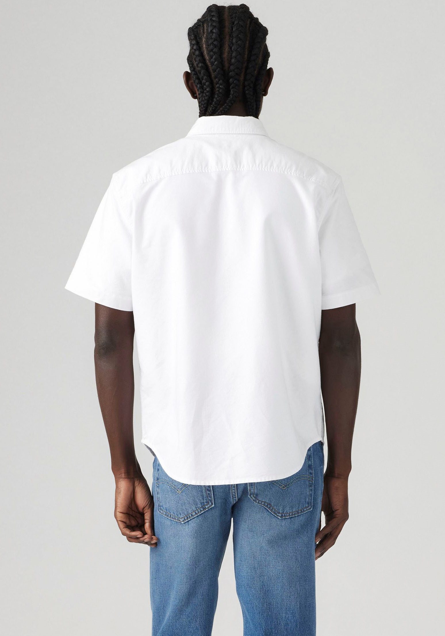 Levi's® Overhemd met korte mouwen SS AUTHENTIC BUTTON DOWN met klein logoborduursel op borsthoogte
