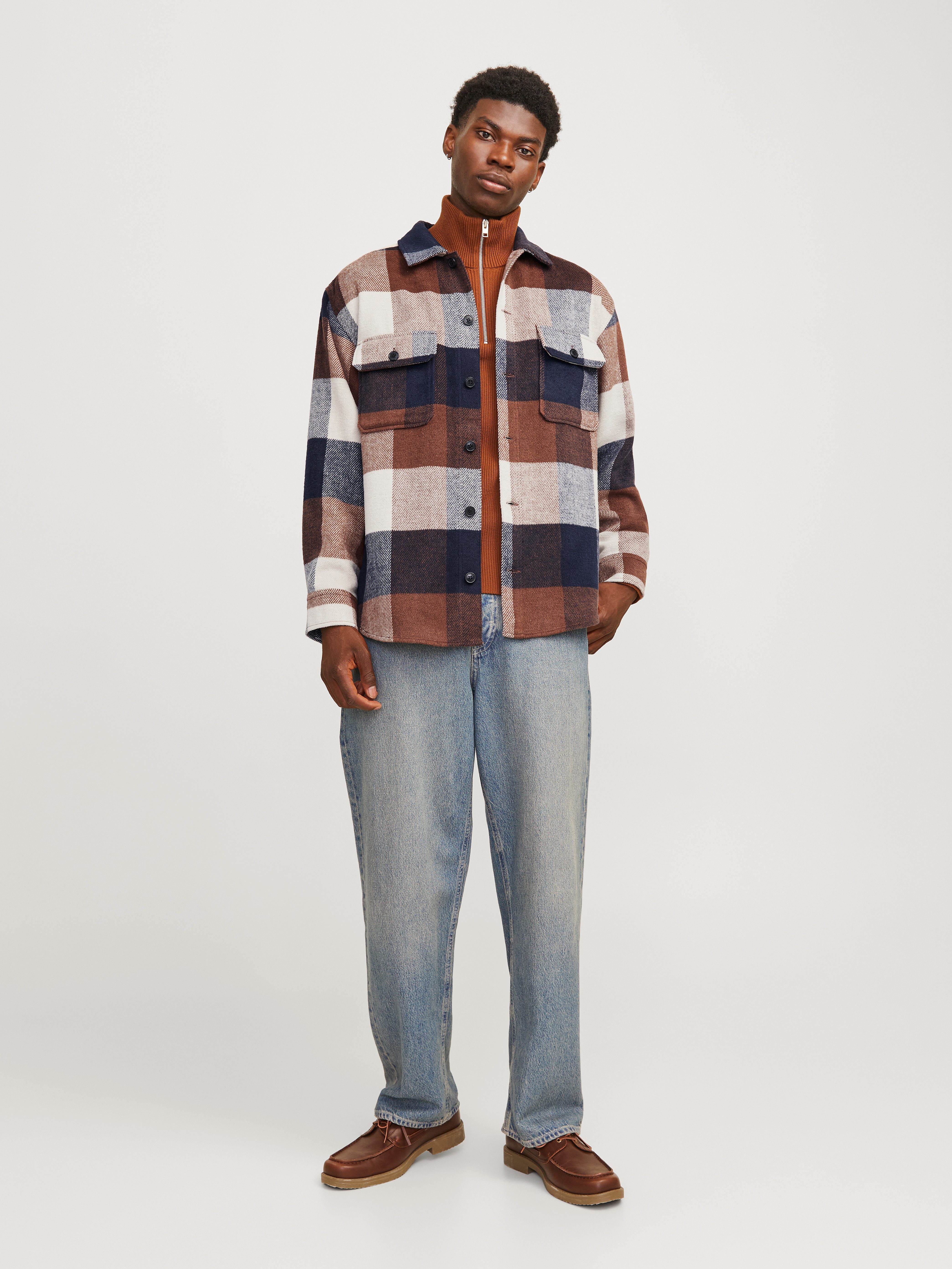 Jack & Jones Overhemd met lange mouwen JJEBRADLEY OLLIE OVERSHIRT LS NOOS