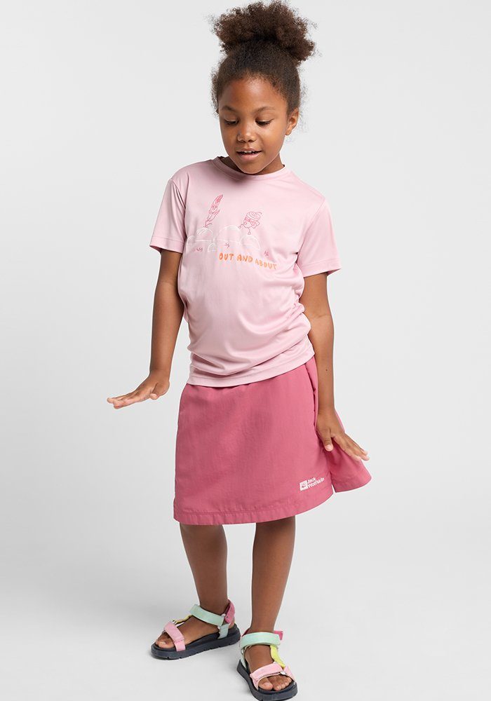Jack Wolfskin OUT AND About T-Shirt Kids Functioneel shirt Kinderen 104 water lily water lily