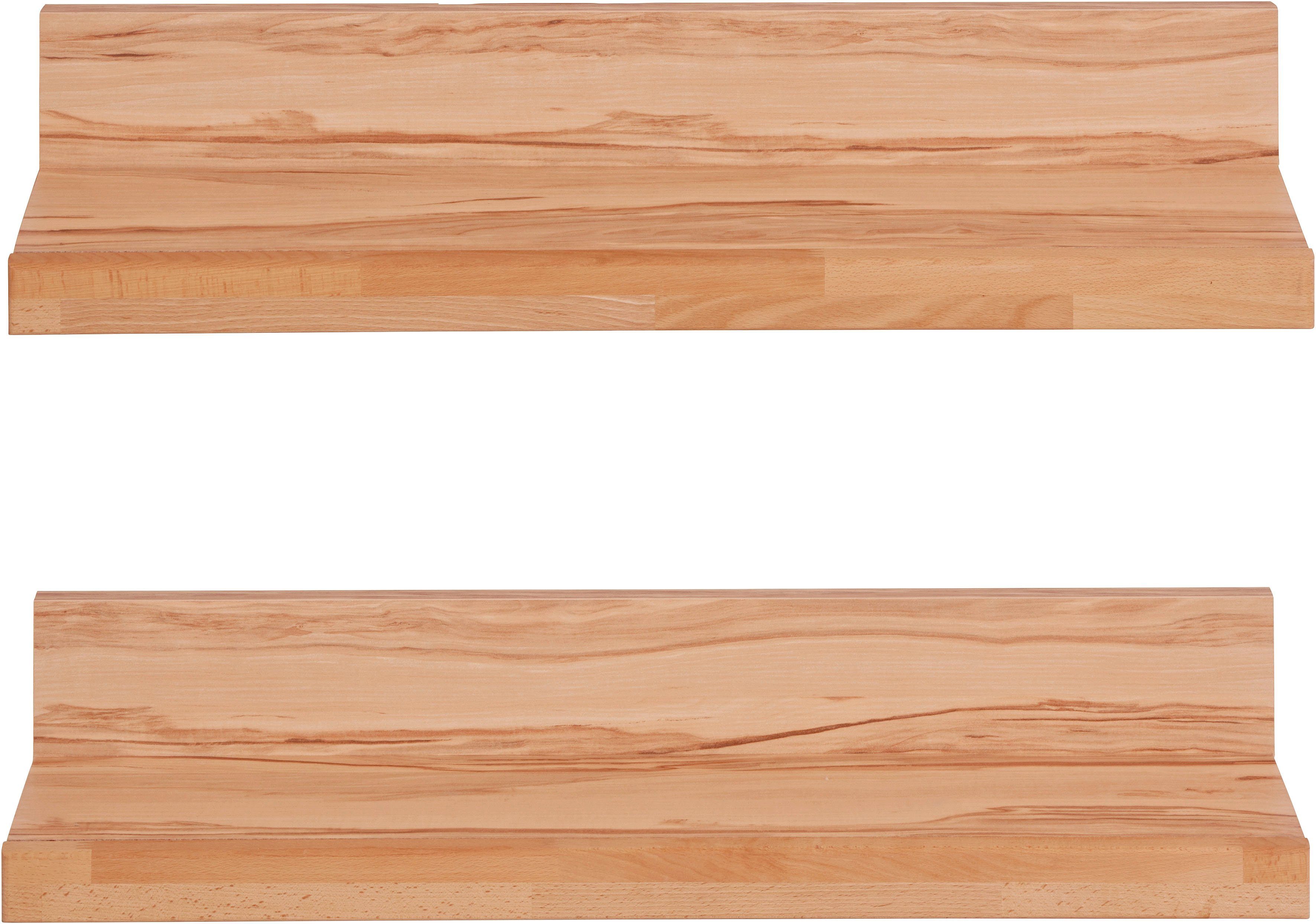 Home affaire Wandplank Burani gedeeltelijk massief (set)