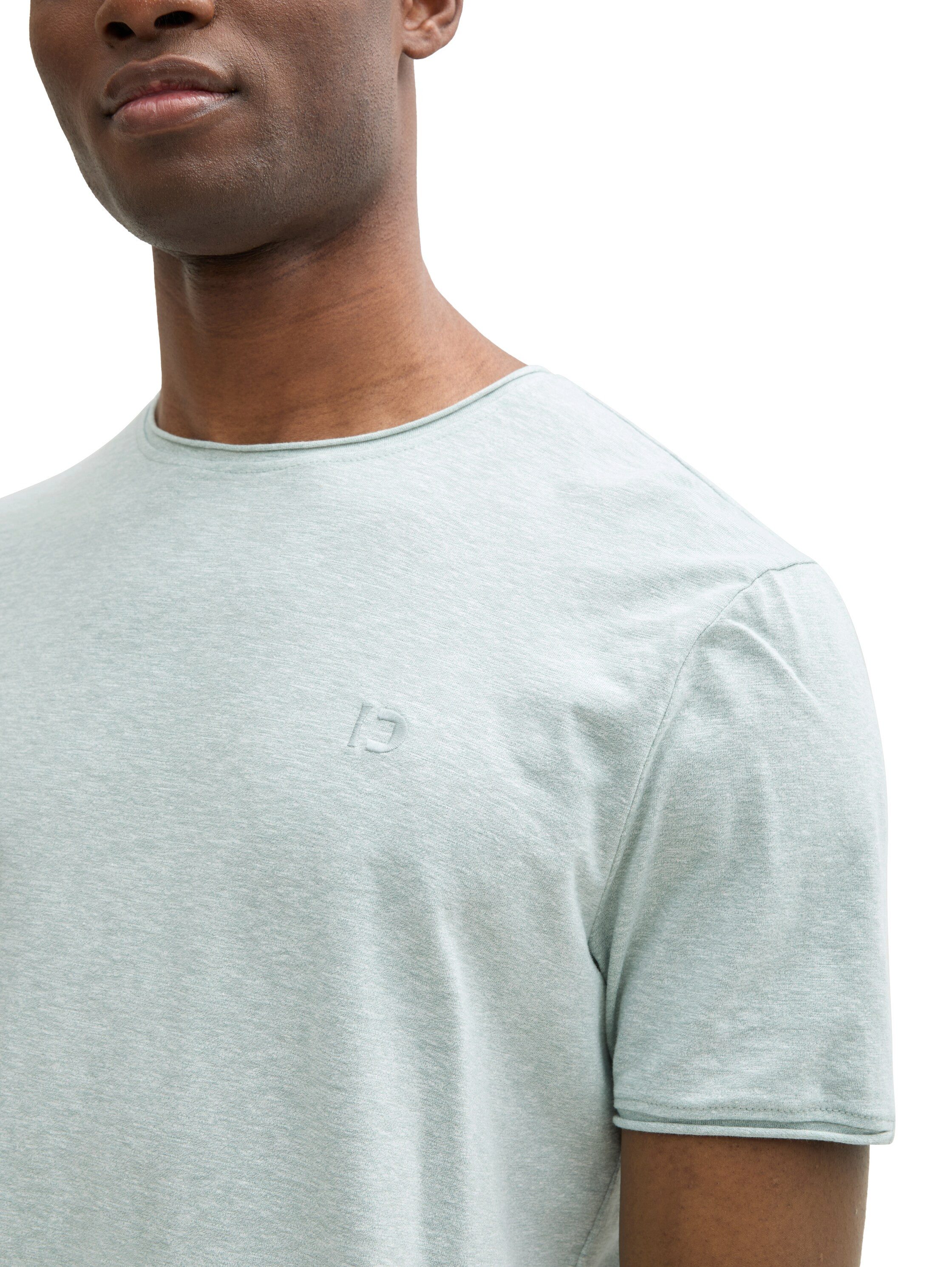 Tom Tailor Denim T-shirt in gemêleerde look