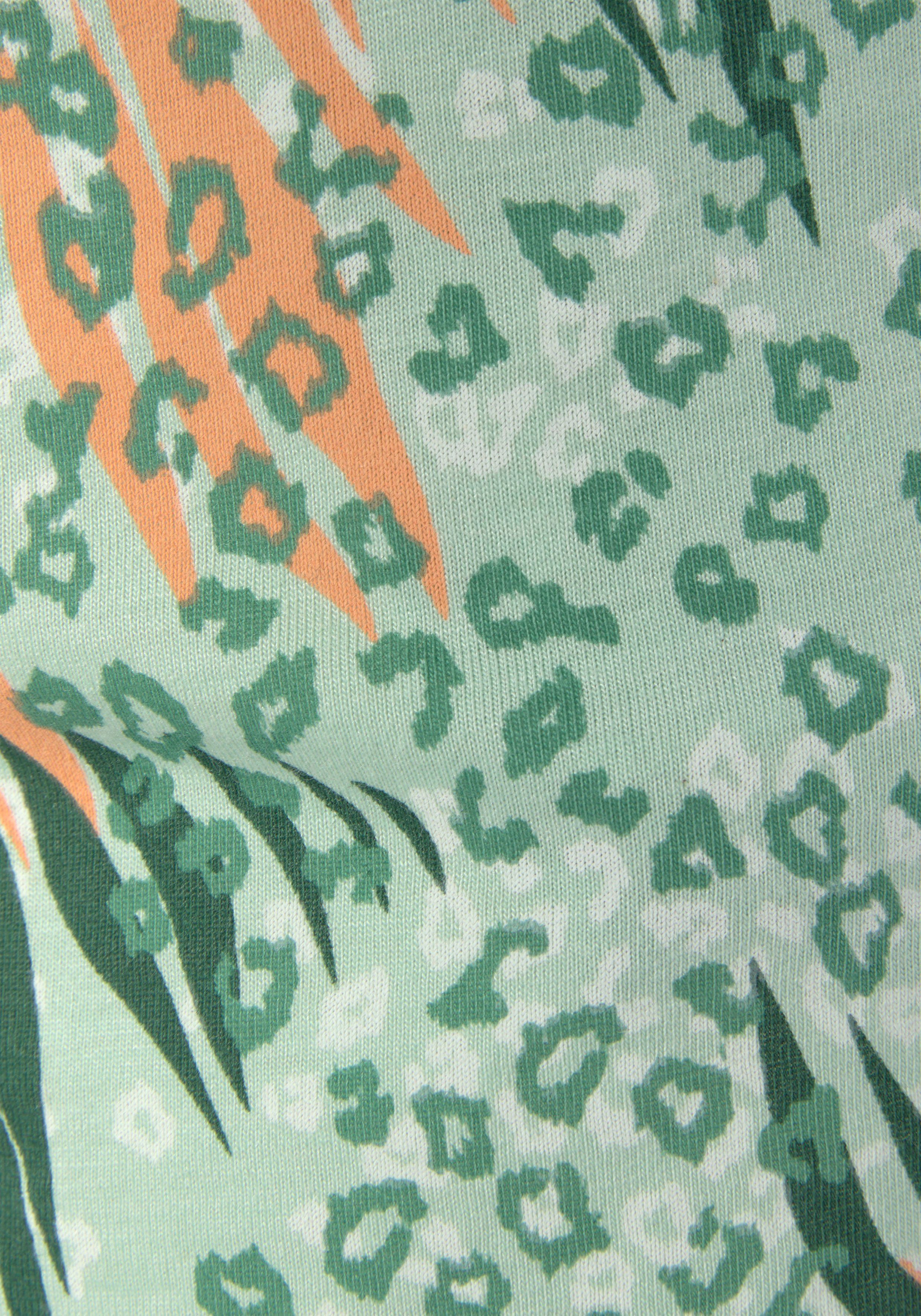 Vivance Dreams Shortama met abstracte natuurprint (2-delig)