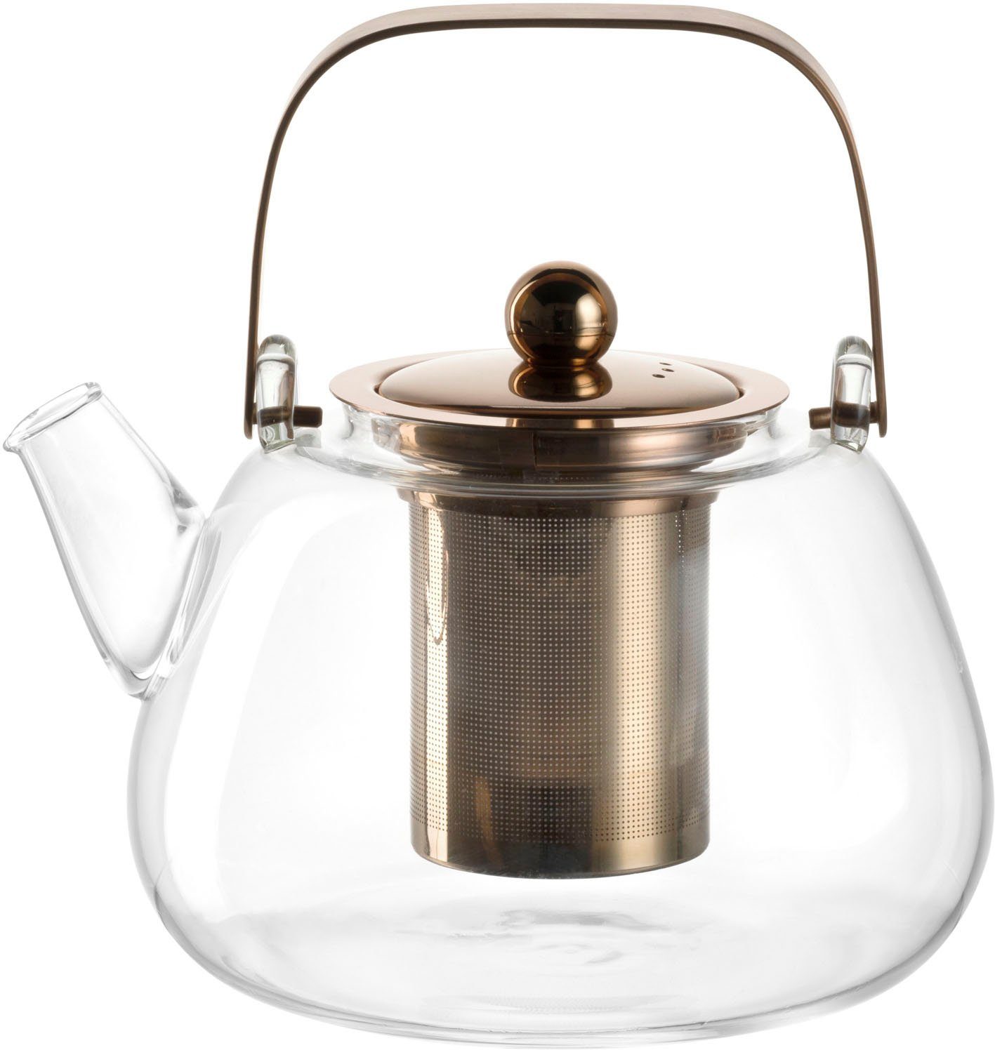 LEONARDO Theepot TÈ PER TE met metalen handvat, 1200 ml koffie & thee wit