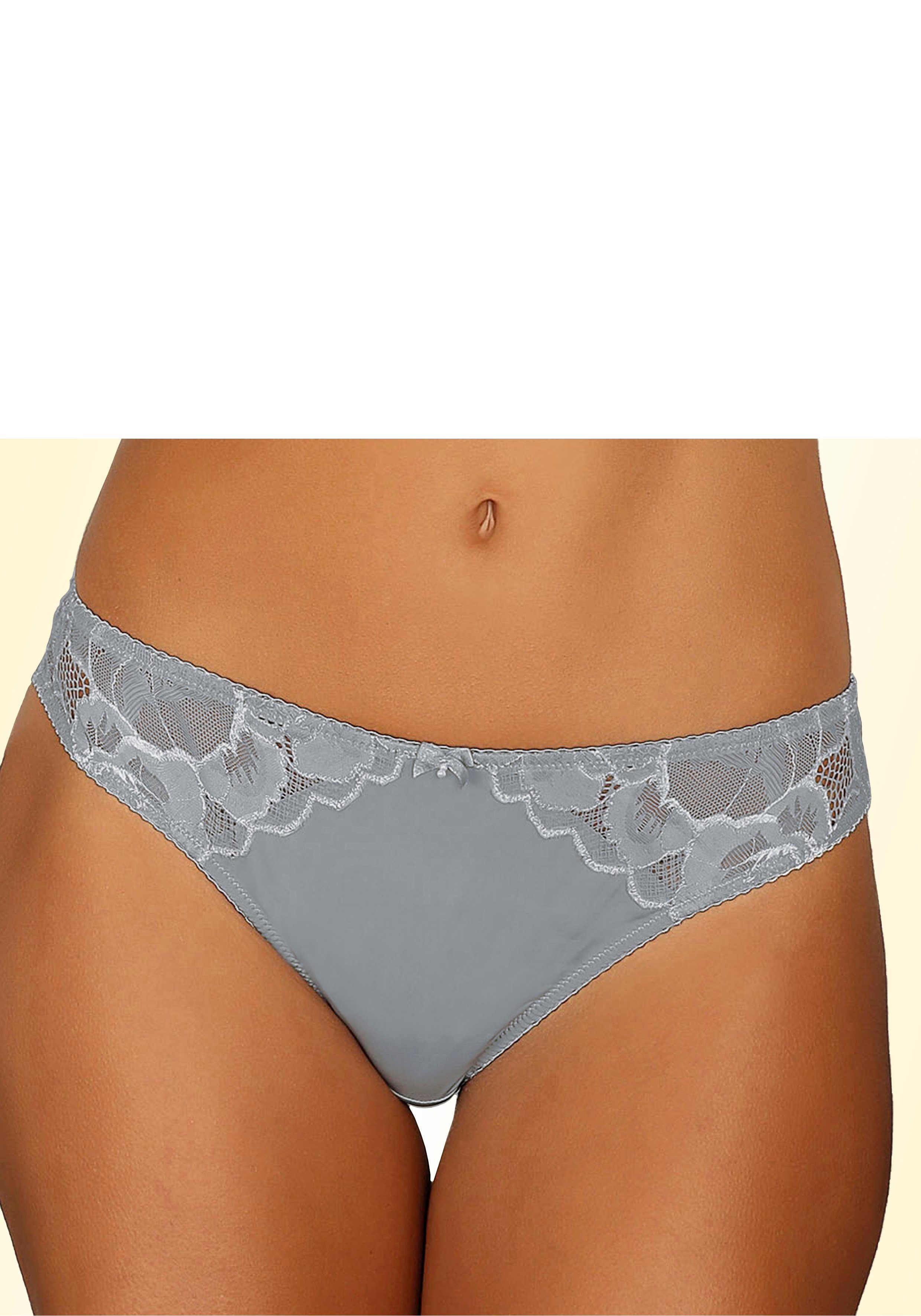 Lascana Slip Mably met mooie kanten inzetten