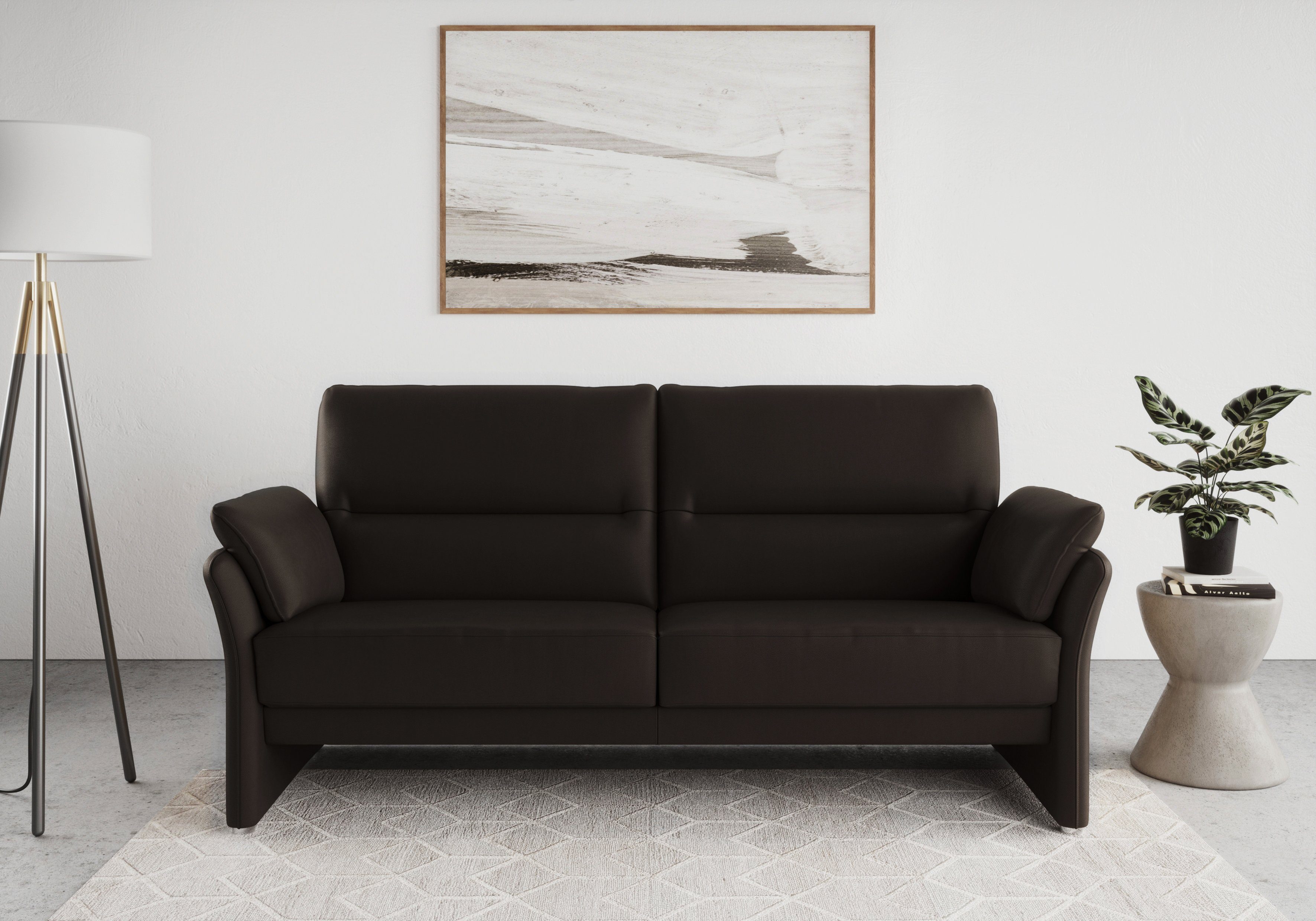 DOMO collection 2-zitsbank Pina met binnenvering, breedte 199 cm