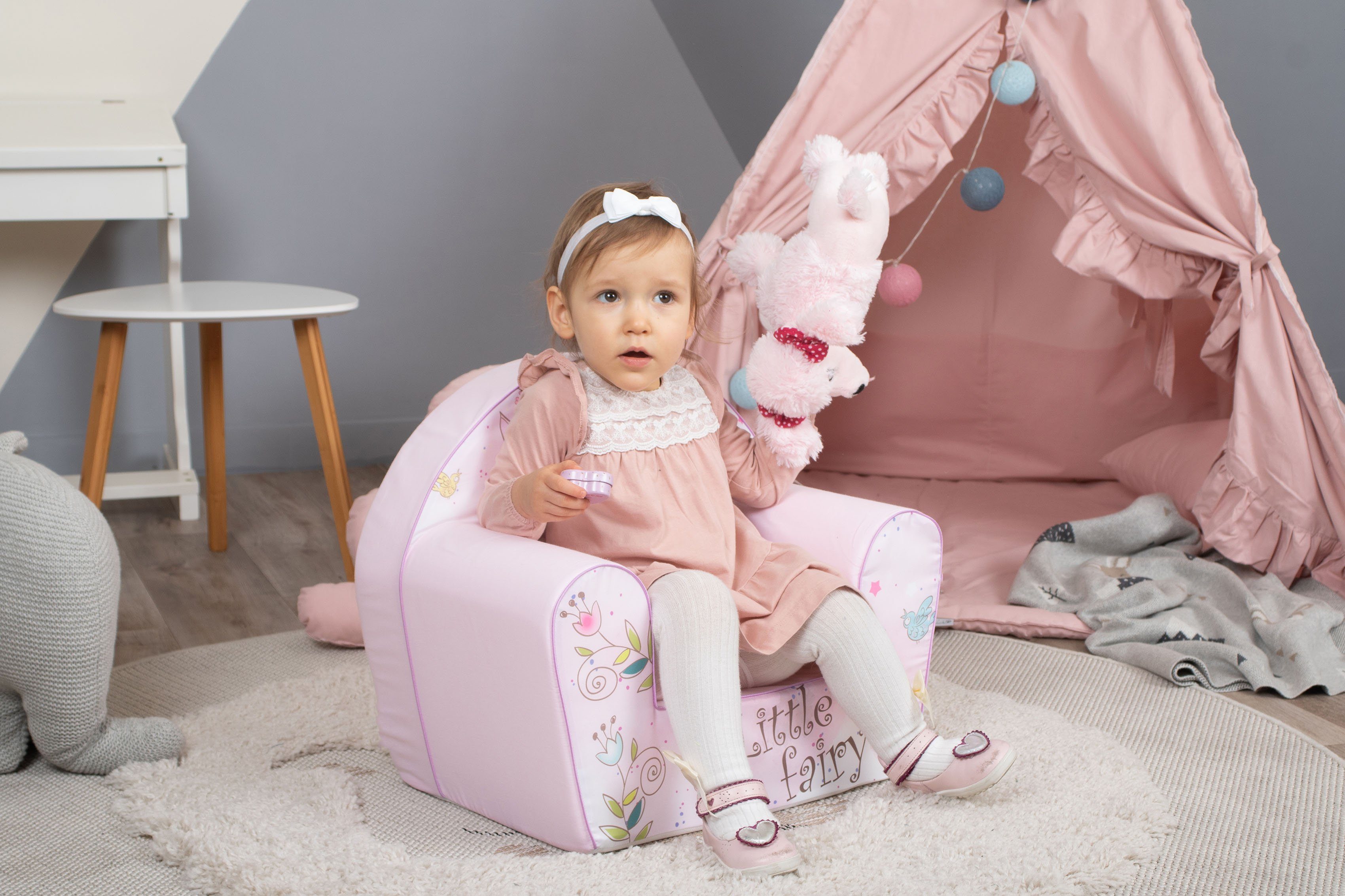 Knorrtoys® Fauteuil Little Fairy voor kinderen, made in europe