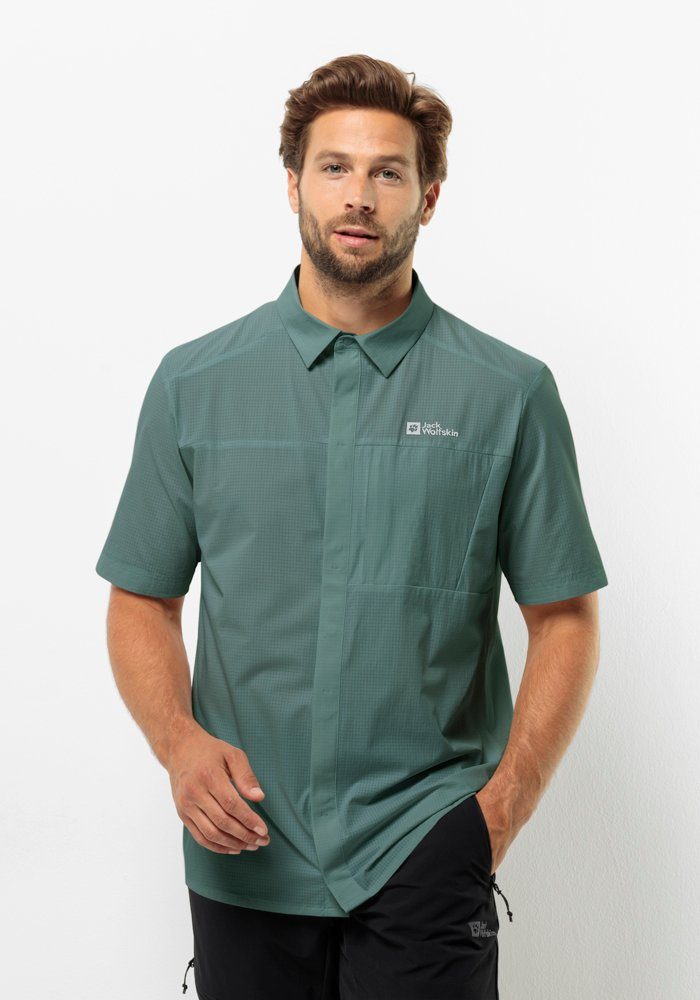 Jack Wolfskin Vandra S S Shirt Men Overhemd met korte mouwen Heren 3XL jade green jade green