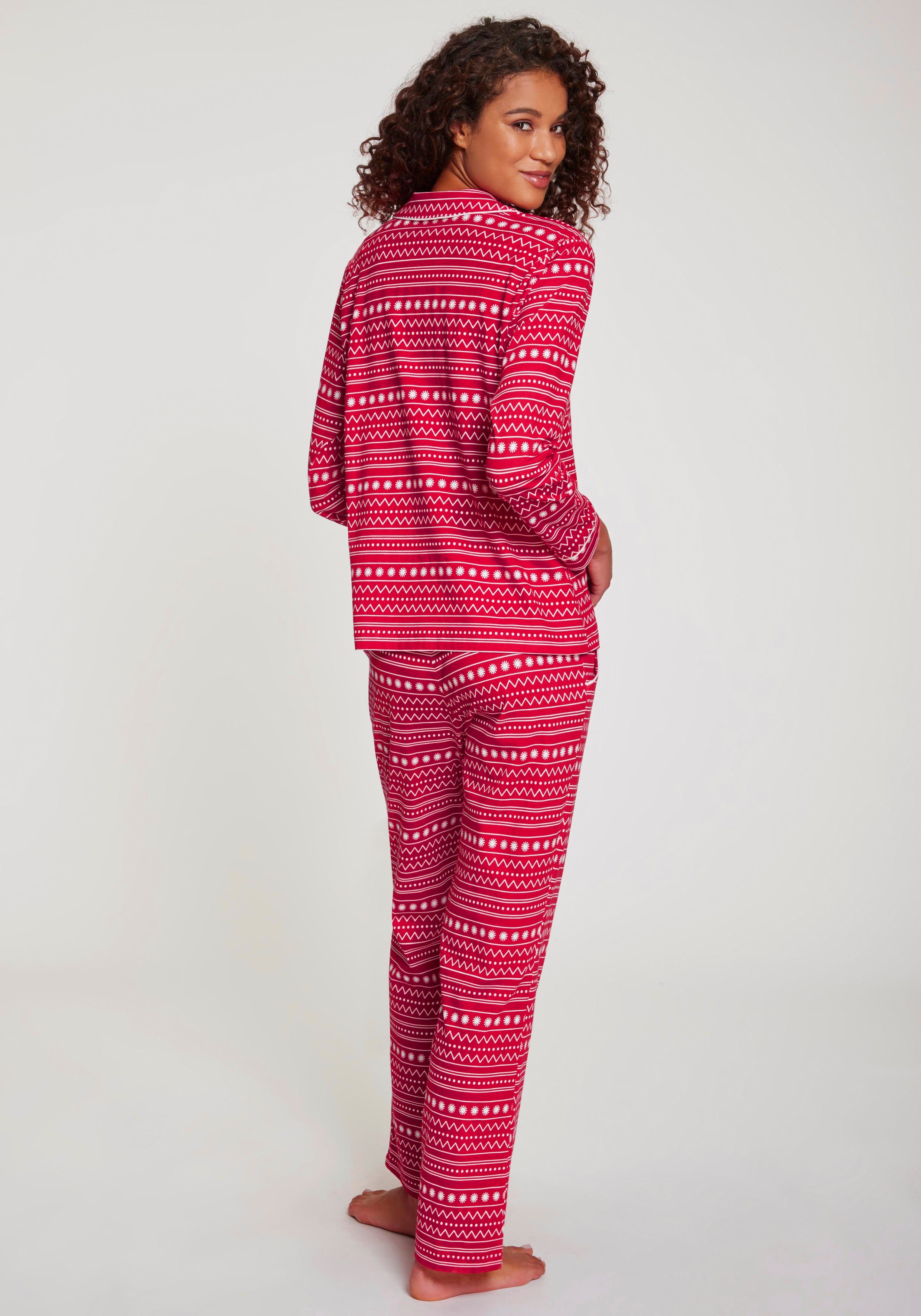 Lascana Pyjama met all-over print (set 2-delig)