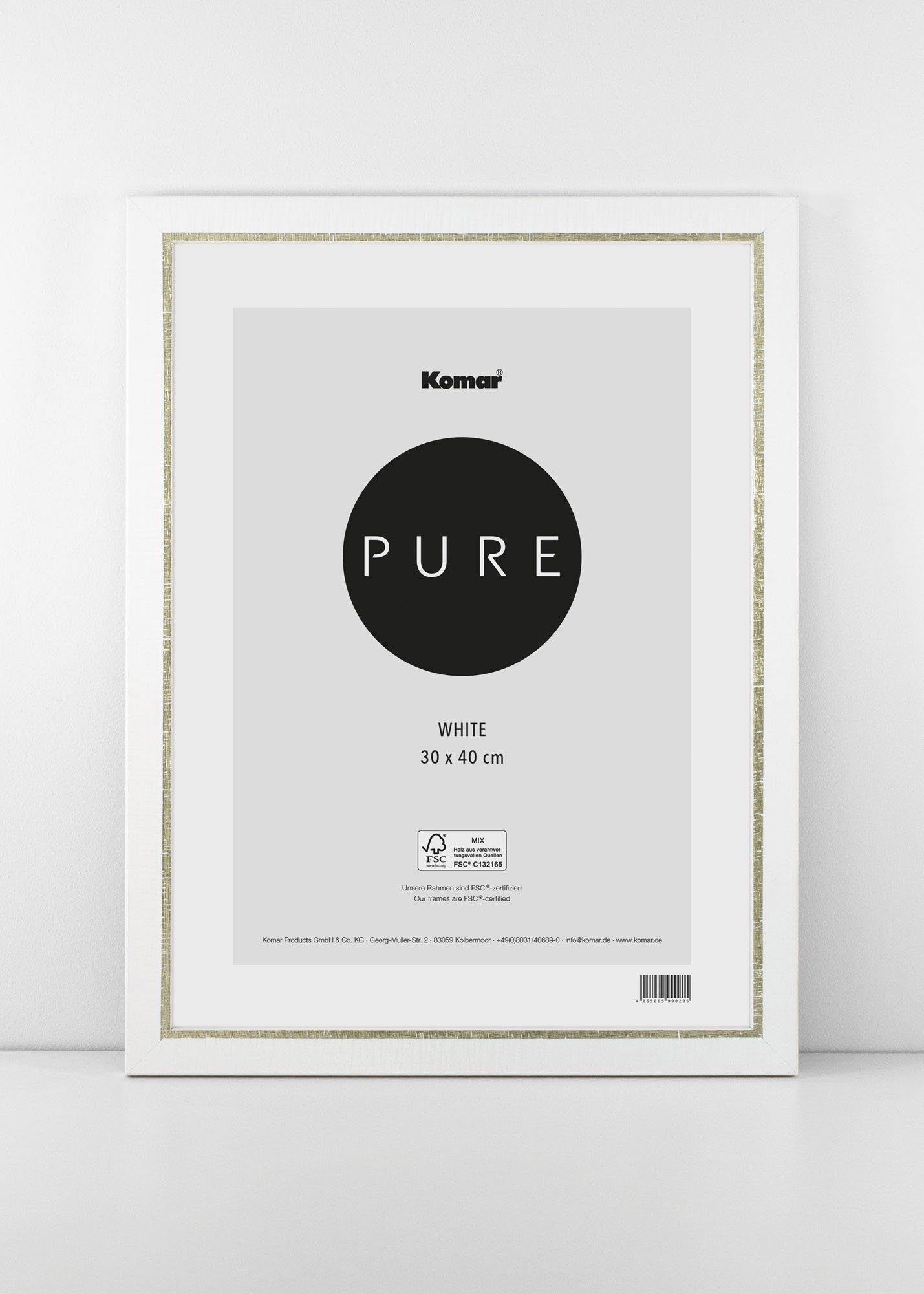 Komar Fotolijstje Elegant Echt houten frame met hoogtransparant acrylglas