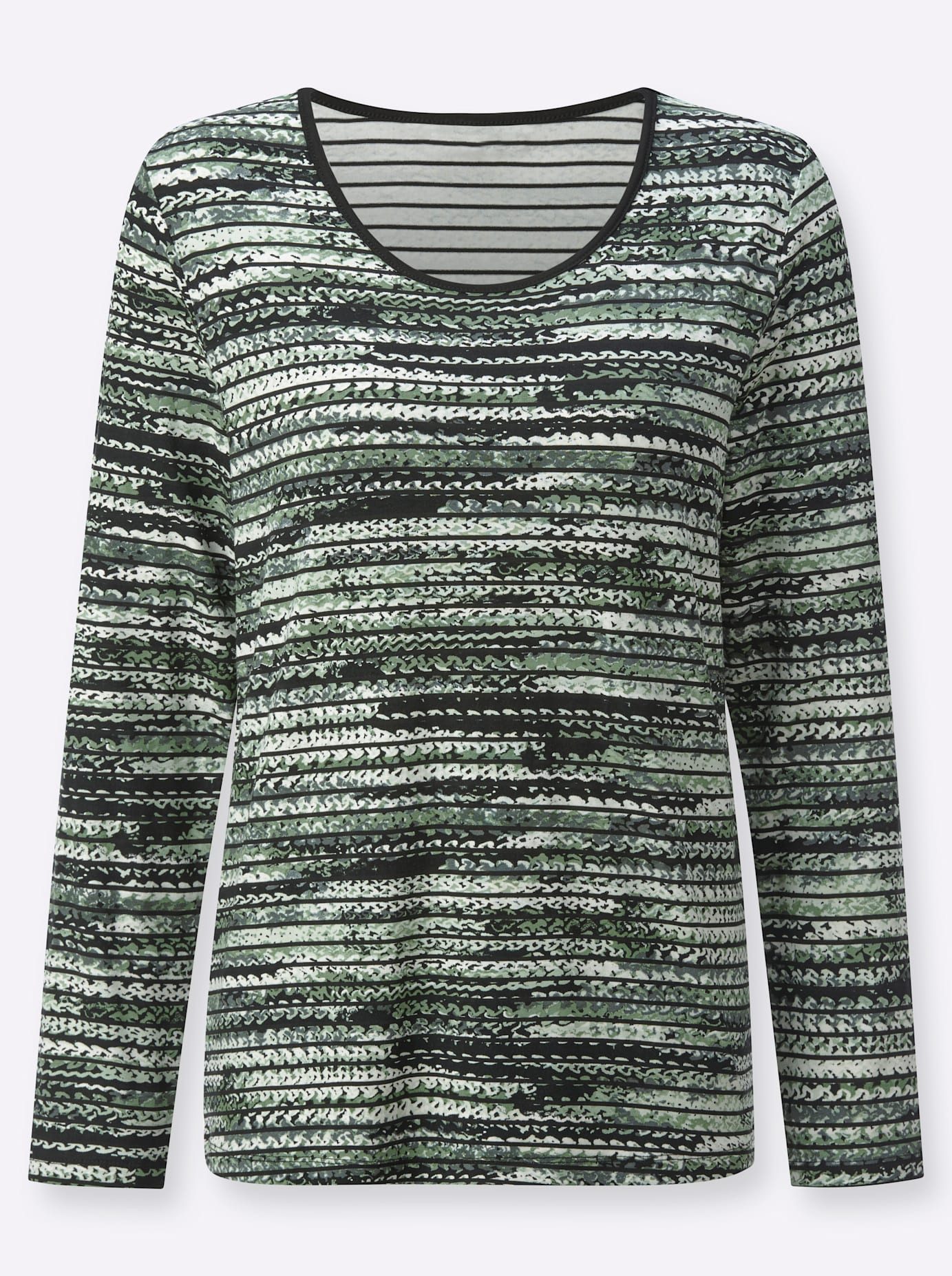 Casual Looks Shirt met print Gedessineerd shirt (1-delig)