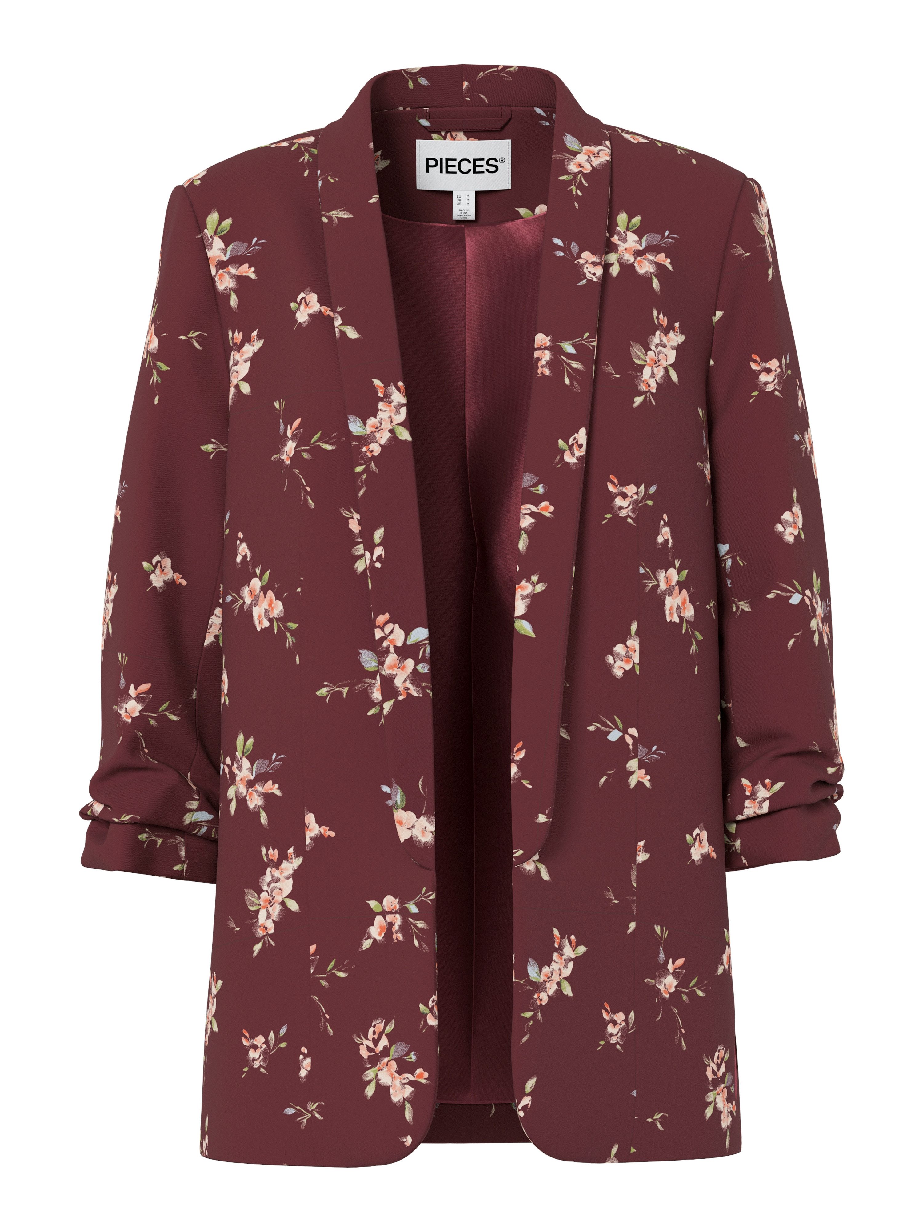 pieces Blouseblazer PCBOSELLA 3/4 PRINTED BLAZER NOOS