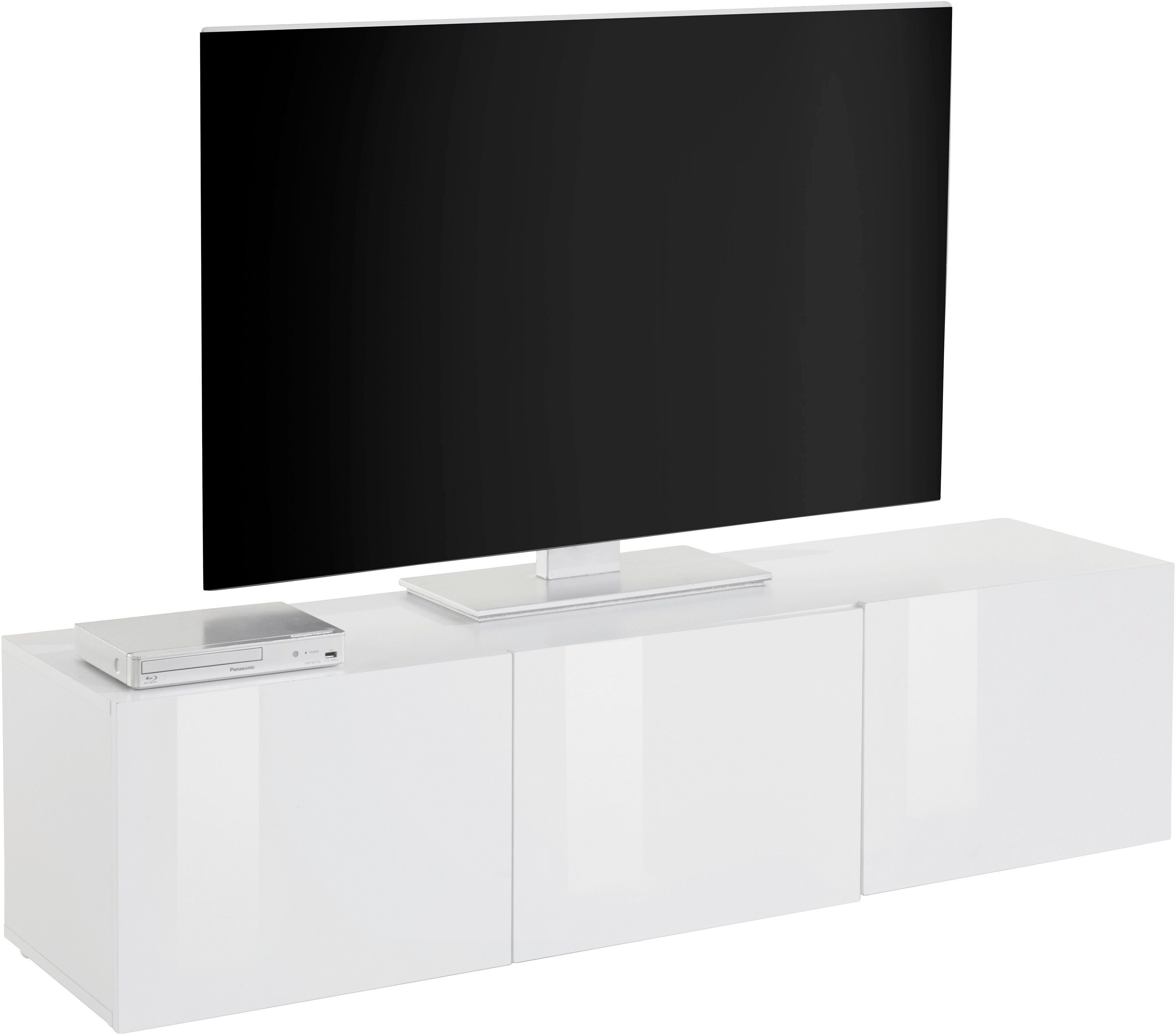 borchardt Möbel Tv-meubel Sophia Breedte 139 cm met 3 deuren, staand en hangend