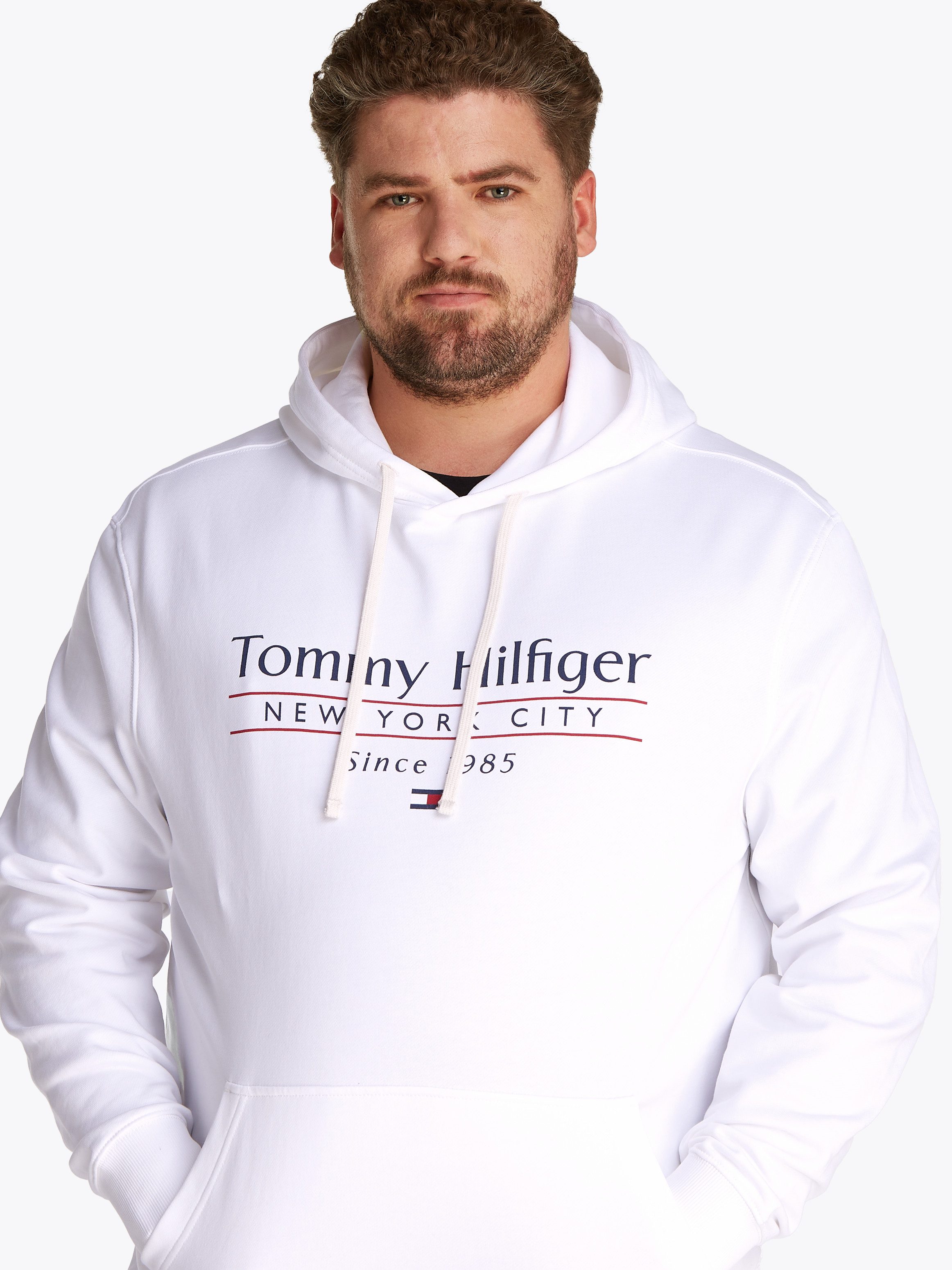 Tommy Hilfiger Hoodie BT-HILFIGER CENTER STACK HOODY-B