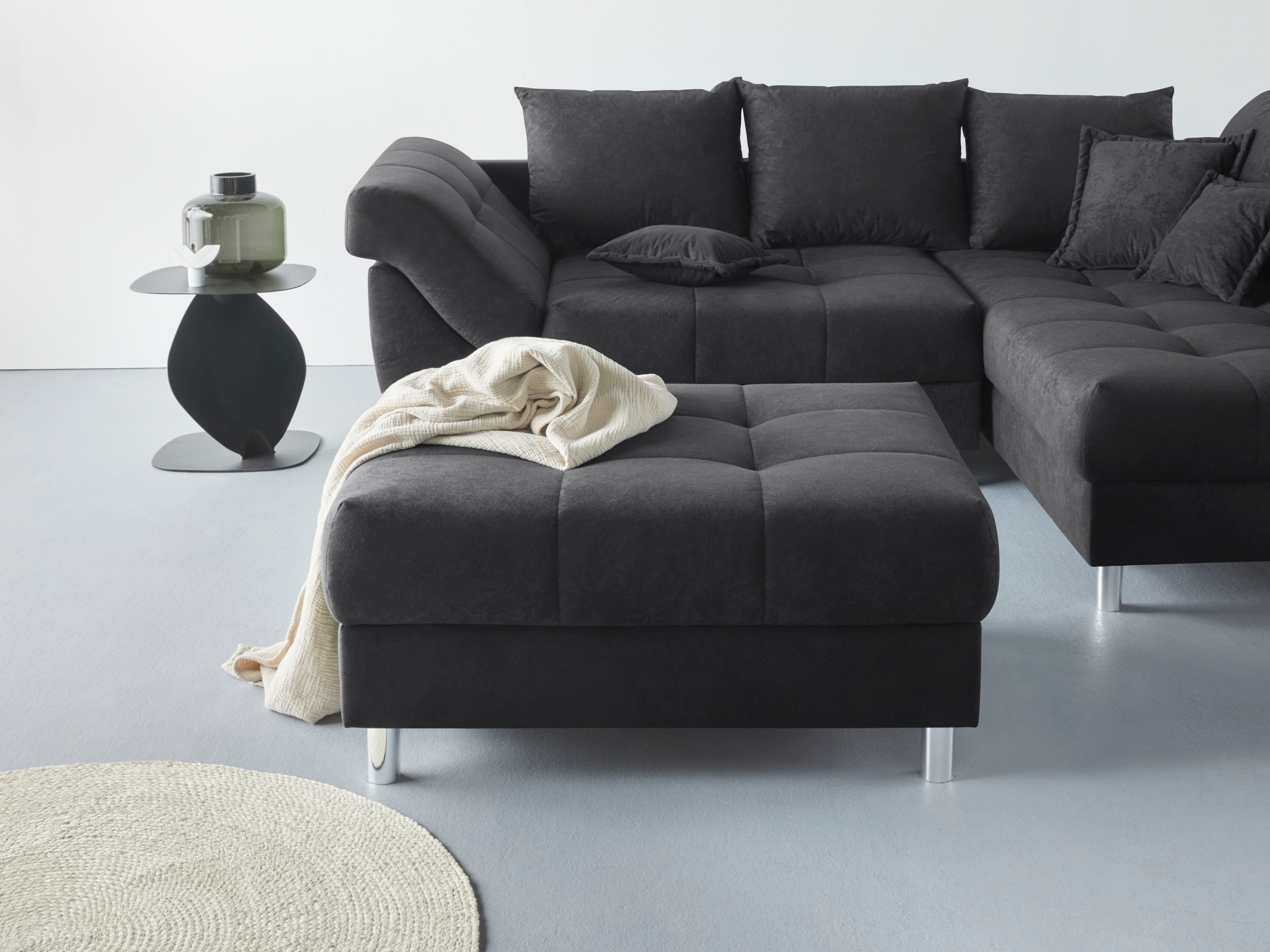 COLLECTION AB Hocker Joseli met comfortabele binnenvering