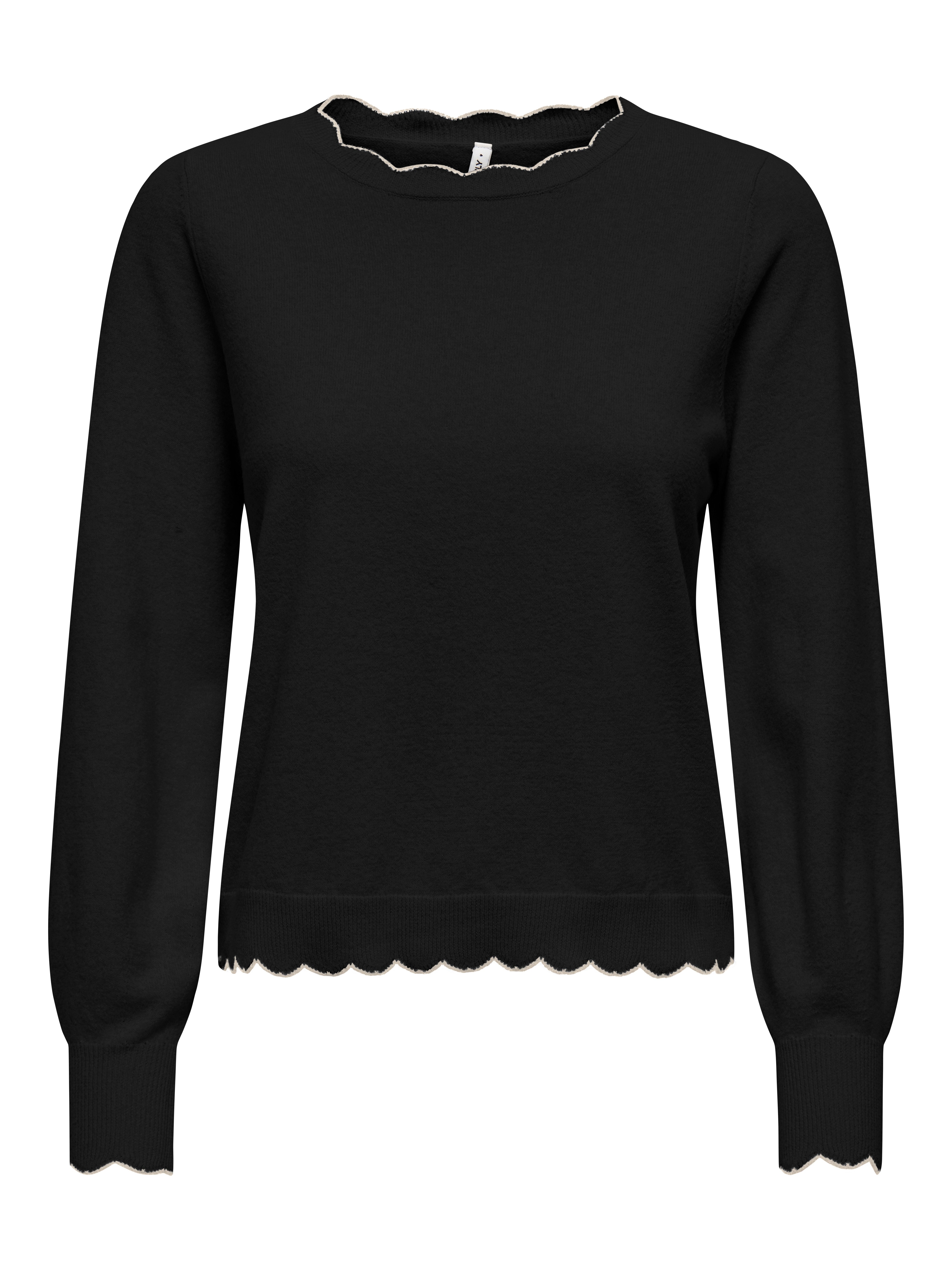 Only Gebreide trui ONLAMA LIFE LS O-NECK CC KNT