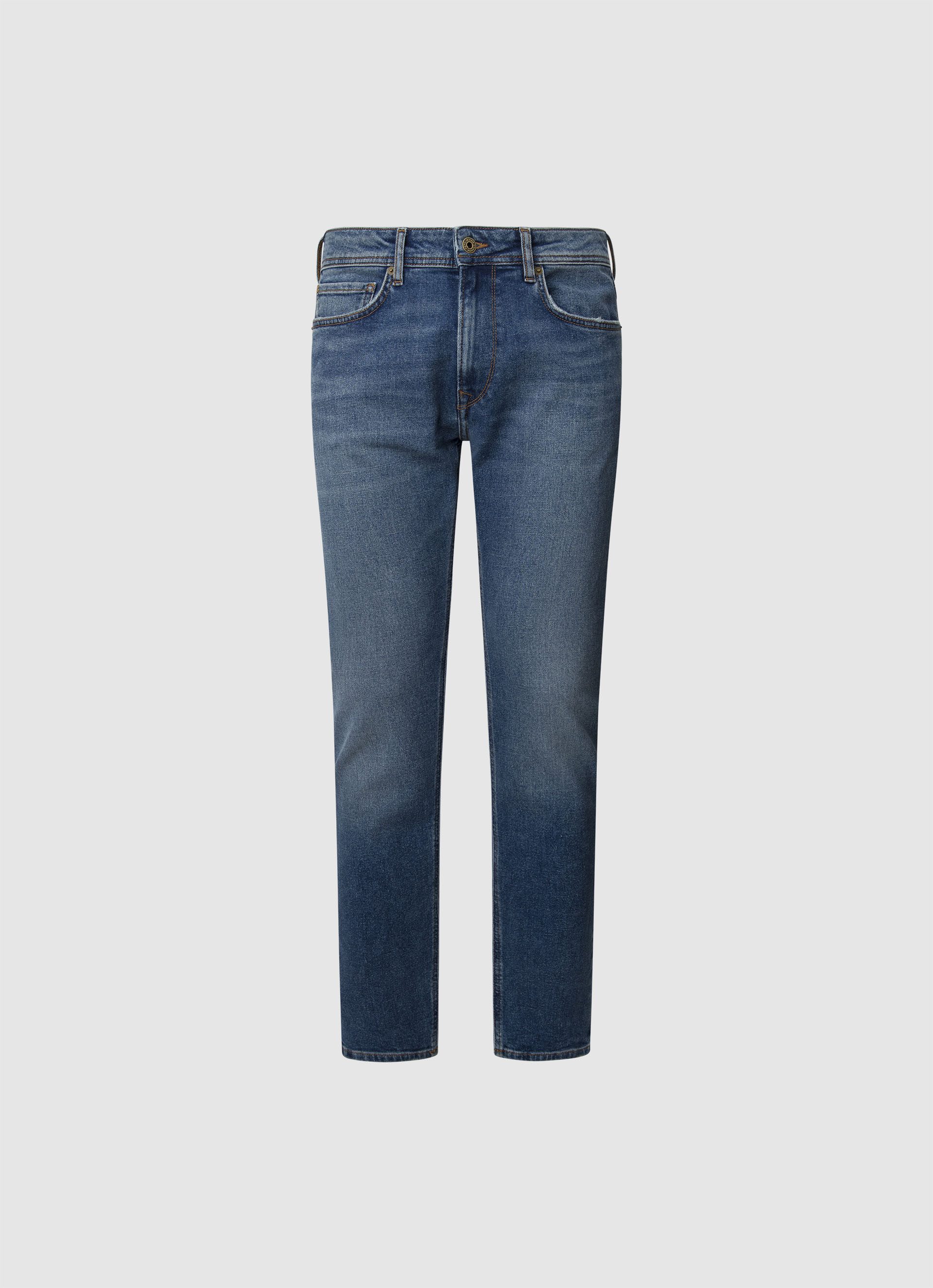 Pepe Jeans Tapered jeans heren tapered jeans maat 31 blauw