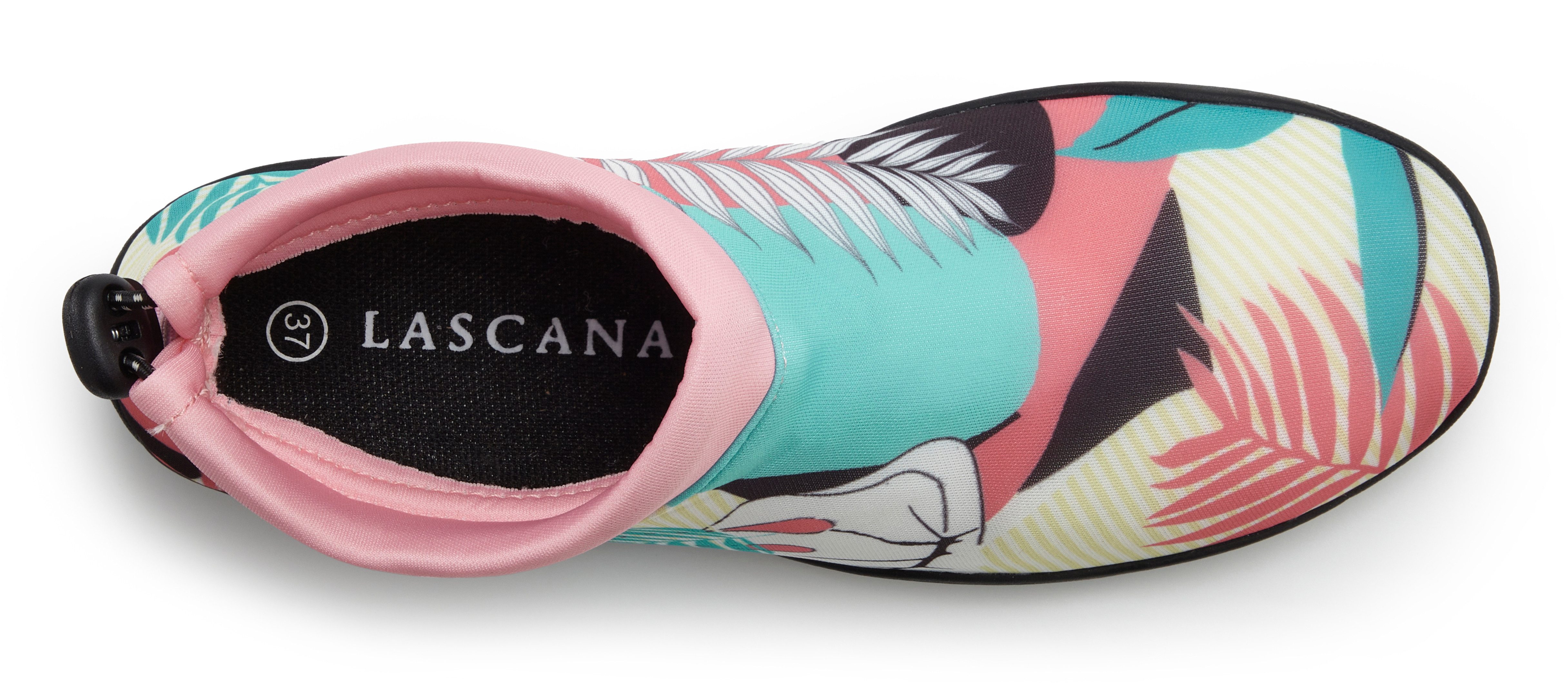 Lascana Waterschoenen Aquaschoen, slipper, waterschoen ultralicht en snel drogend VEGAN