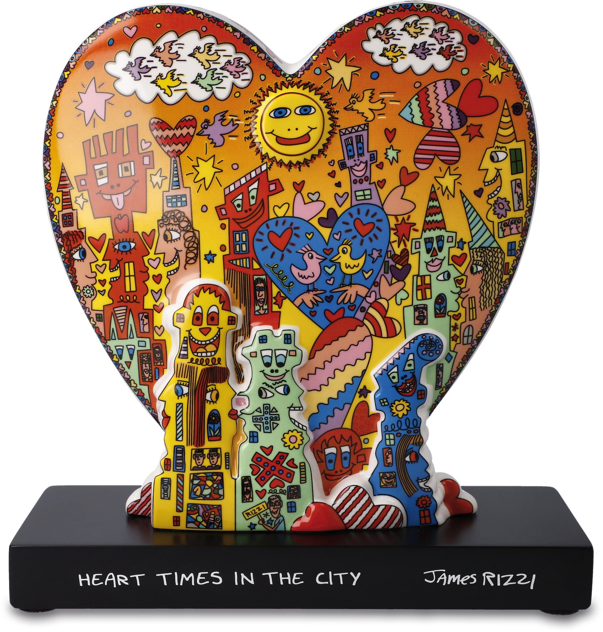 Goebel Verzamelfiguur Figuur James Rizzi - "Heart times in the City" (1 stuk)