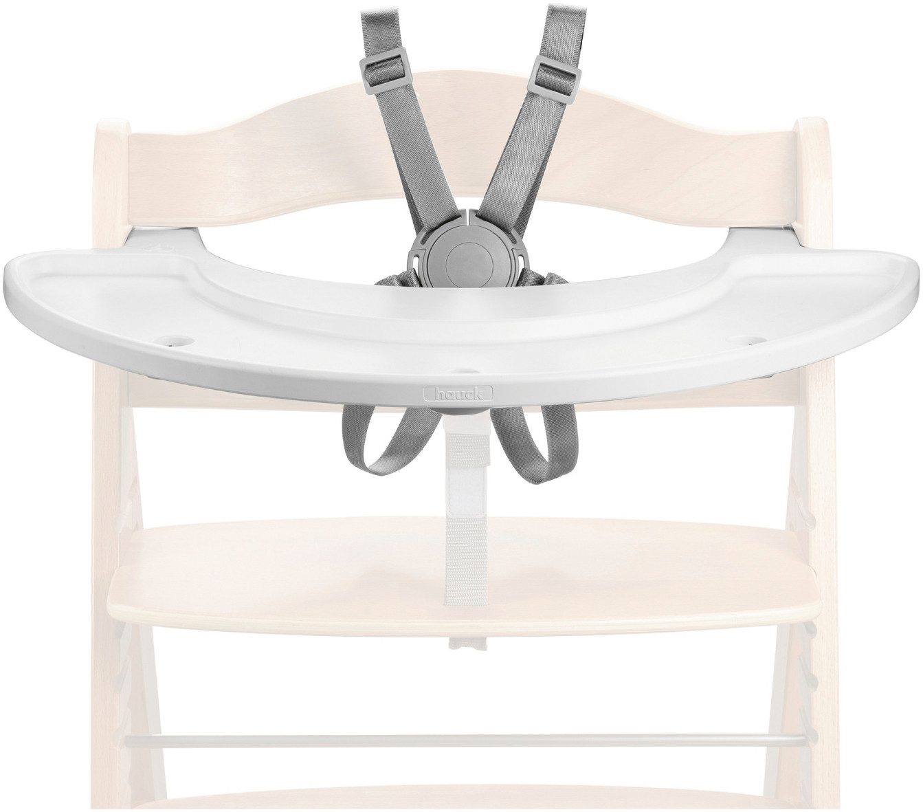 Hauck Kinderstoeltafeltje Alpha Play Tray, White van gerecycled materiaal