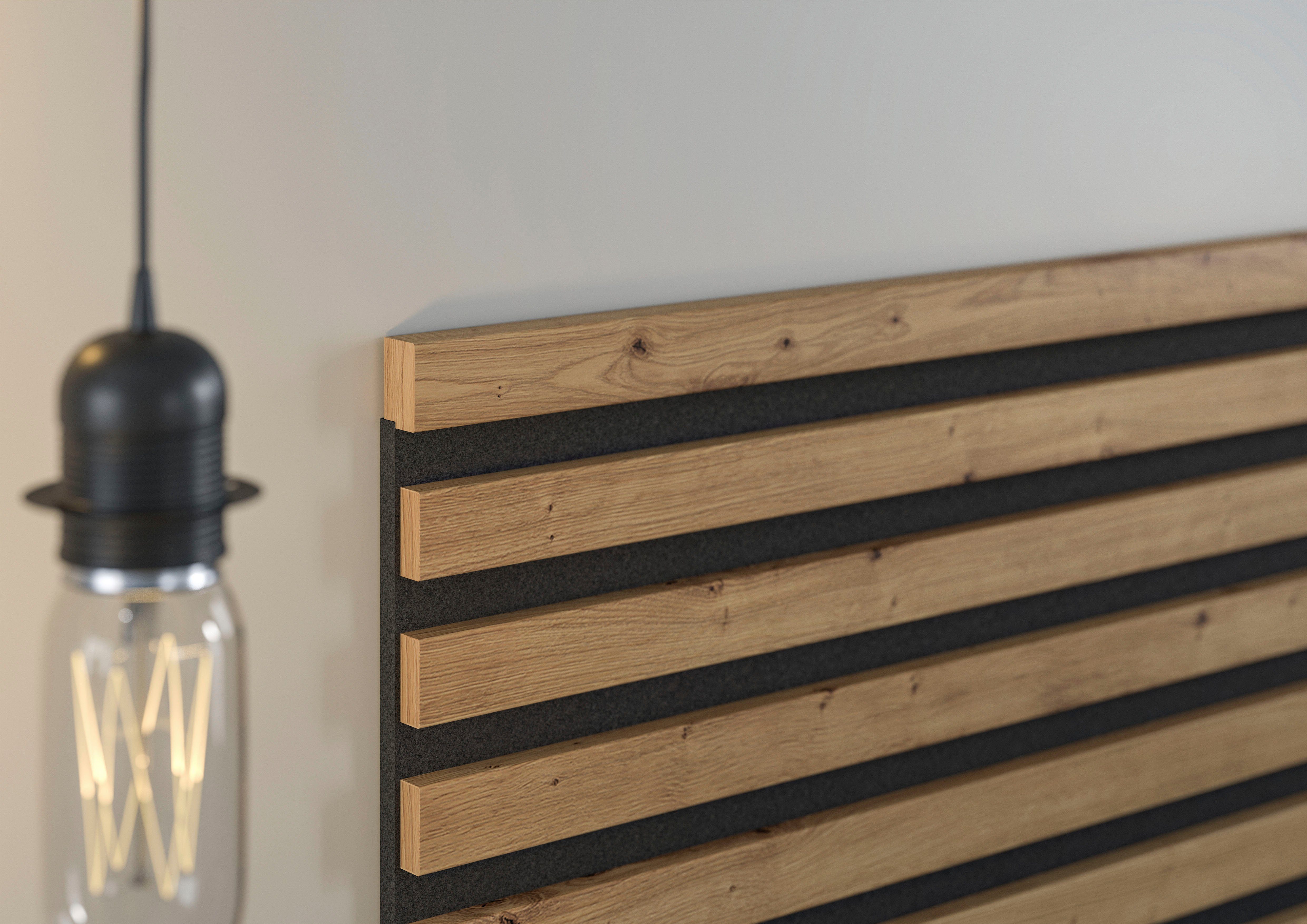 INOSIGN Wandpaneel Silencio, 3-delige set, elk 40 x 80 cm, inclusief 3 afwerkingslijsten (3-delig)