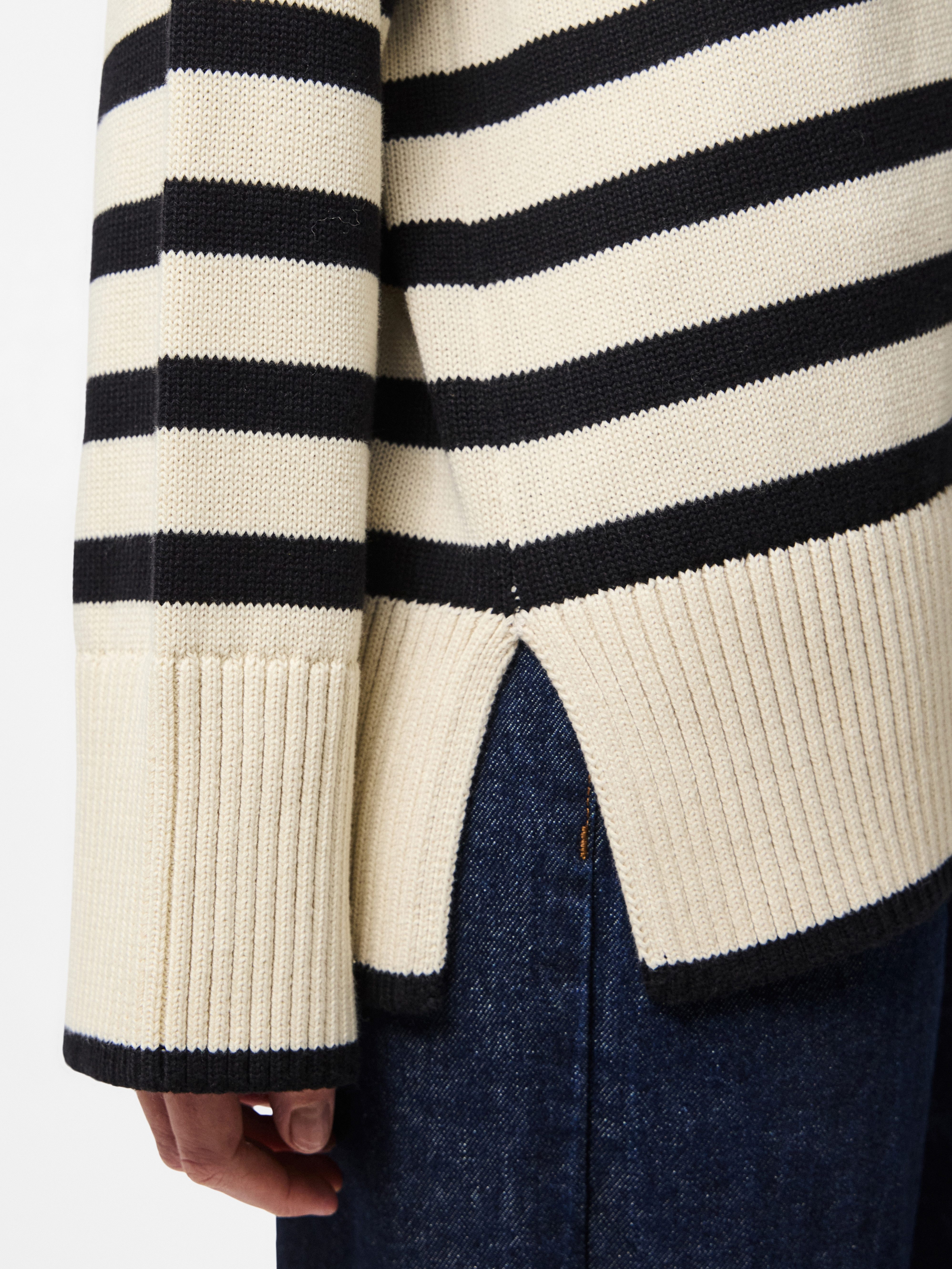 pieces Trui met ronde hals PCAVA LS O-NECK SLIT KNIT NOOS