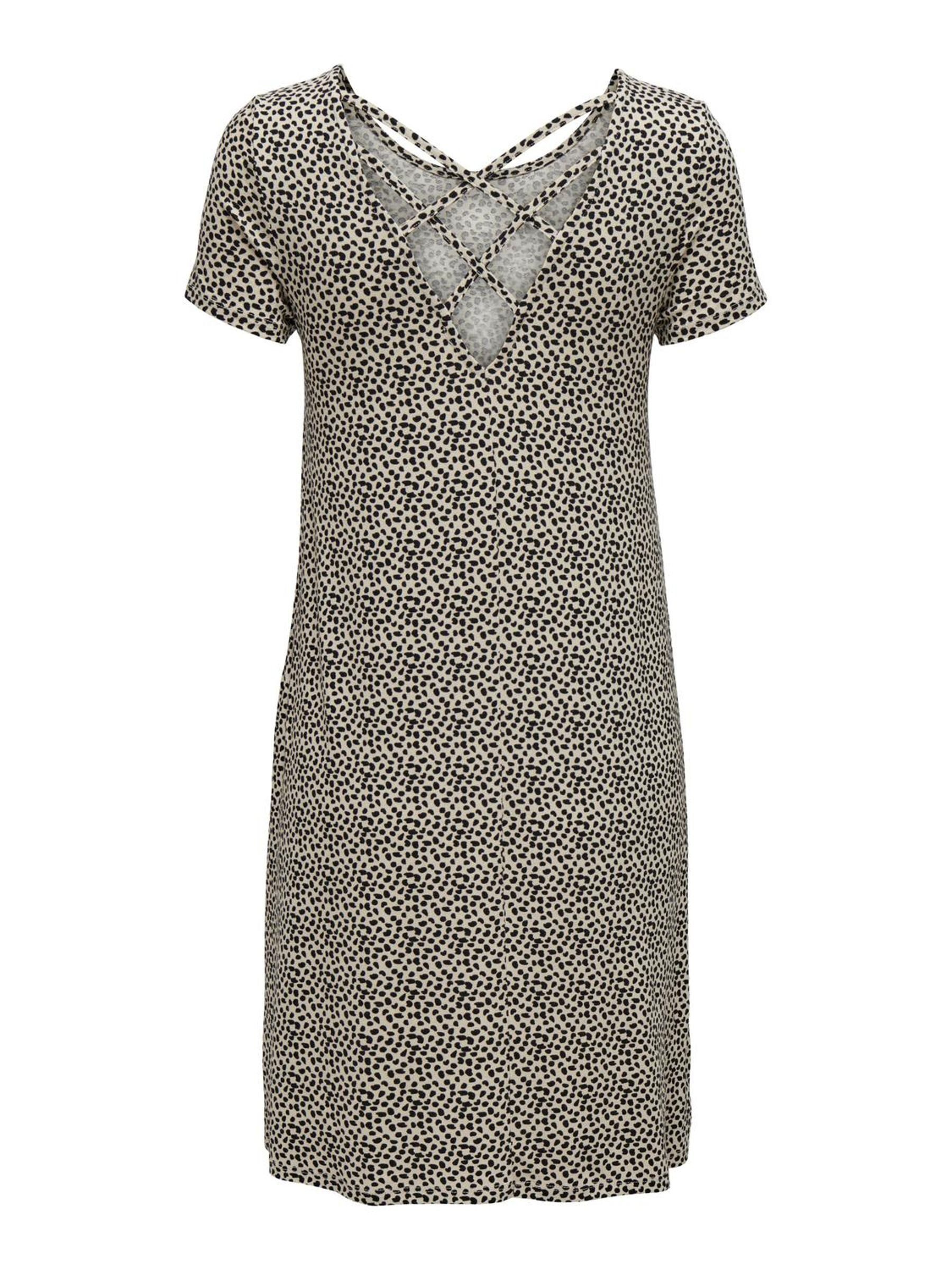 Only Mini-jurk ONLBERA BACK LACE UP S/S DRESS JRS NOOS