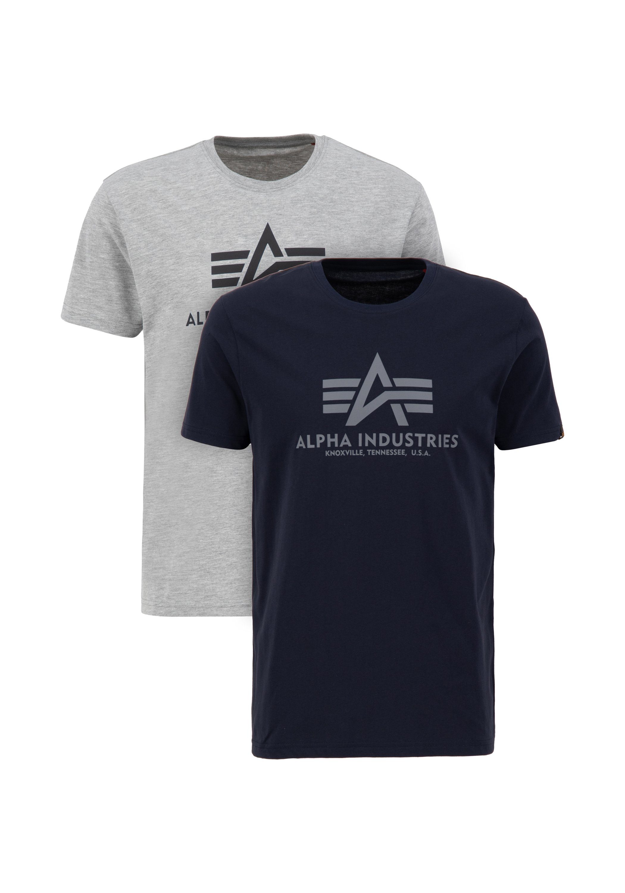 Alpha Industries T-shirt  Men - T-Shirts Basic T 2 Pack