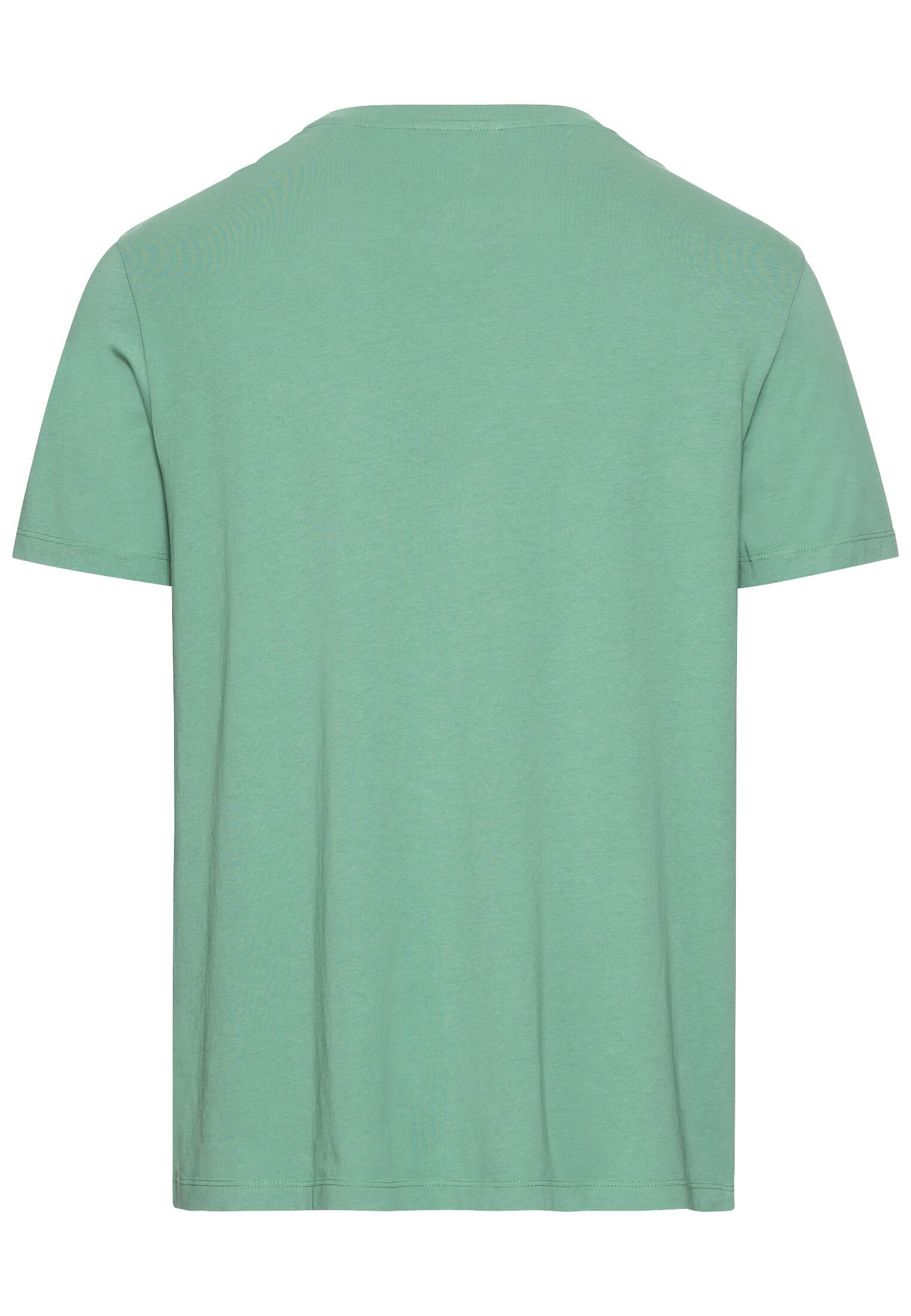 camel active T-shirt met logoborduursel op borsthoogte