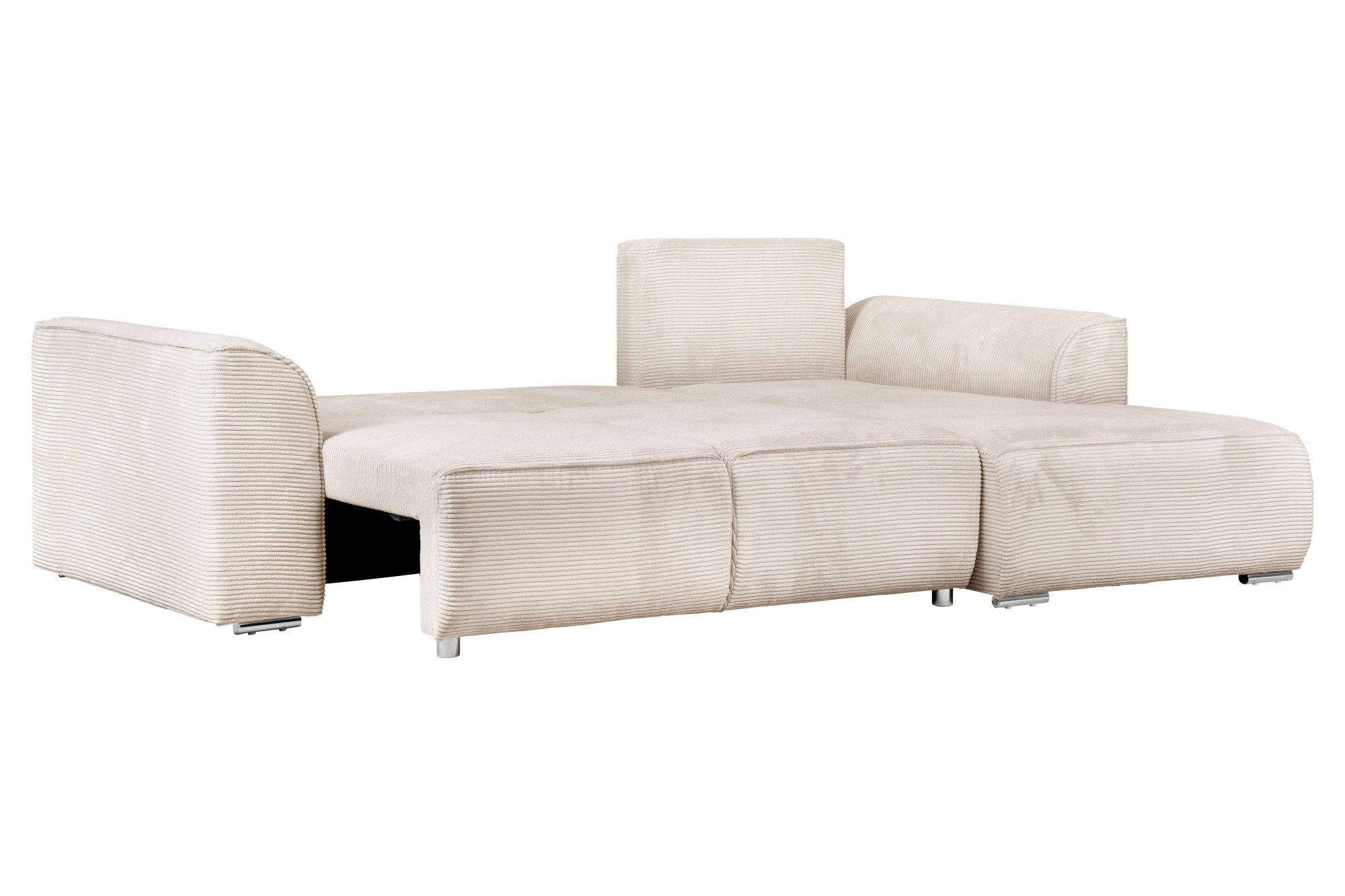 INOSIGN Hoekbank BEATRICE optionele slaapbank met bedlade, B/D/H: 265/170/86 cm