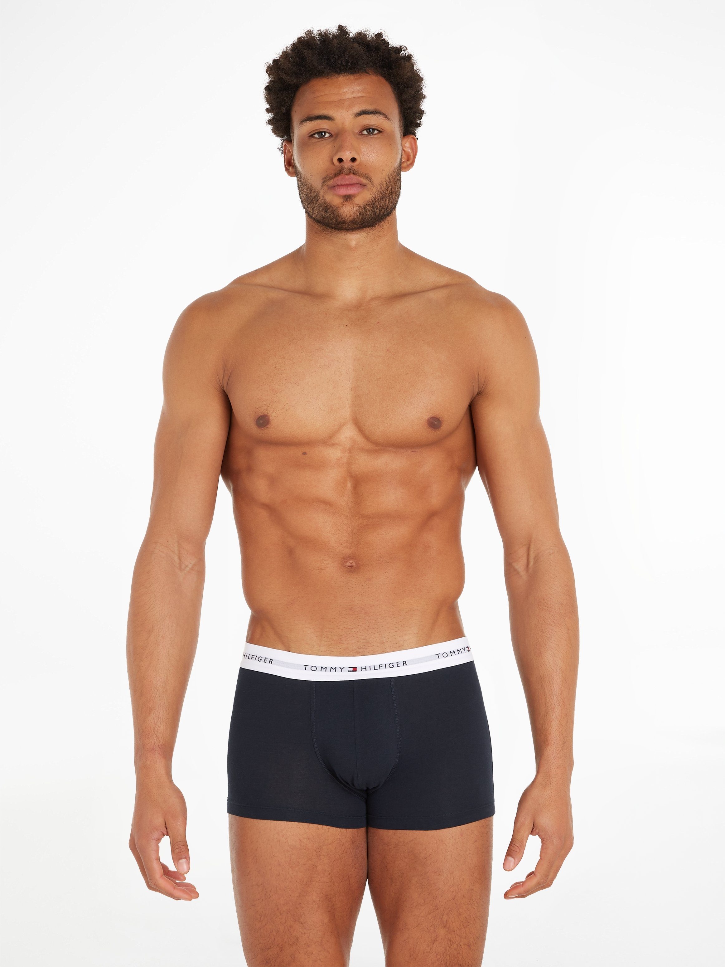 Tommy Hilfiger Underwear Boxershort 3P TRUNK met een logo-opschrift (3 stuks)
