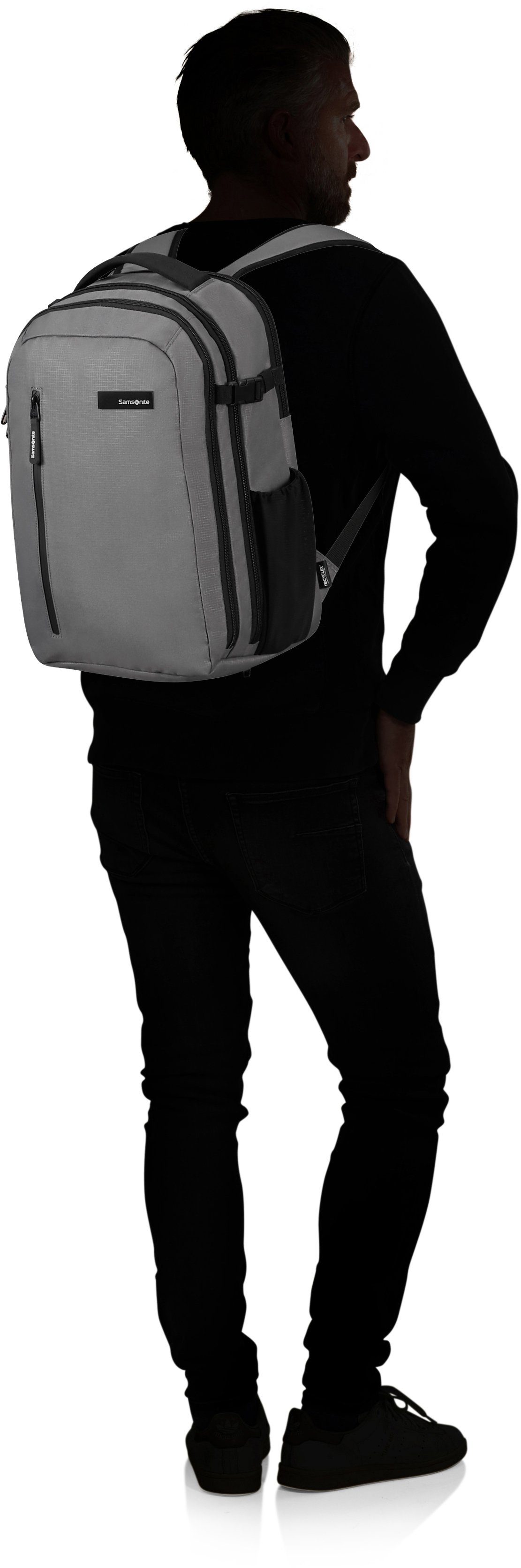 Samsonite Laptoprugzak ROADER Werkrugzak gerecycled materiaal tablet en 15,6-inch laptopvak