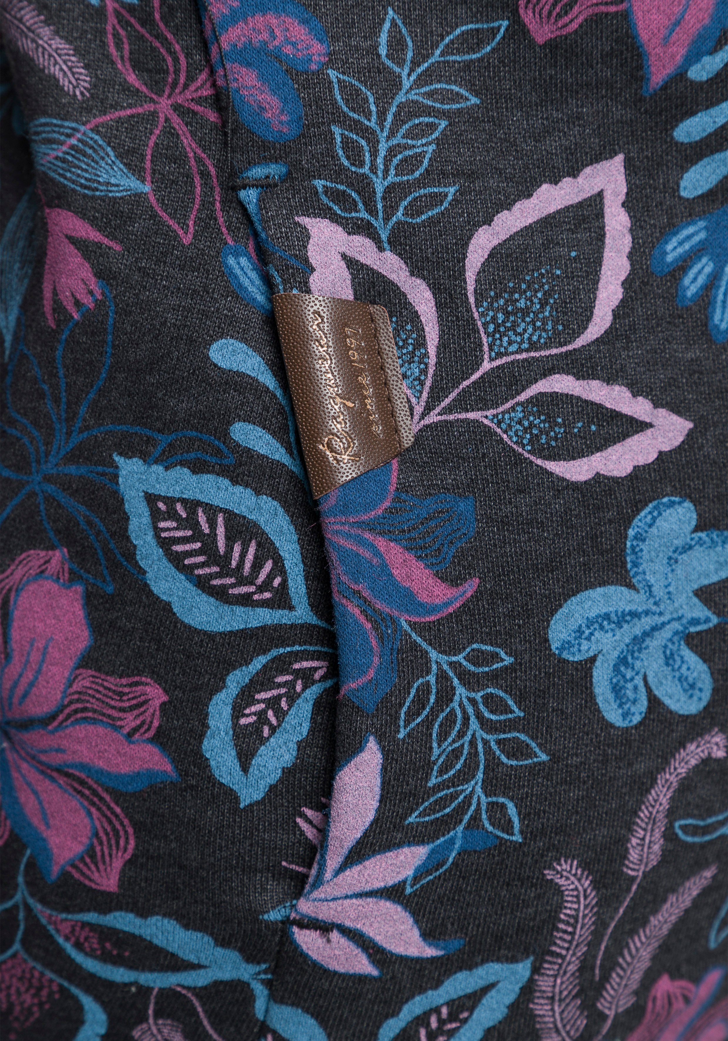 Ragwear Sweater NESKA O Capuchonsweater met asymmetrische sjaalkraag