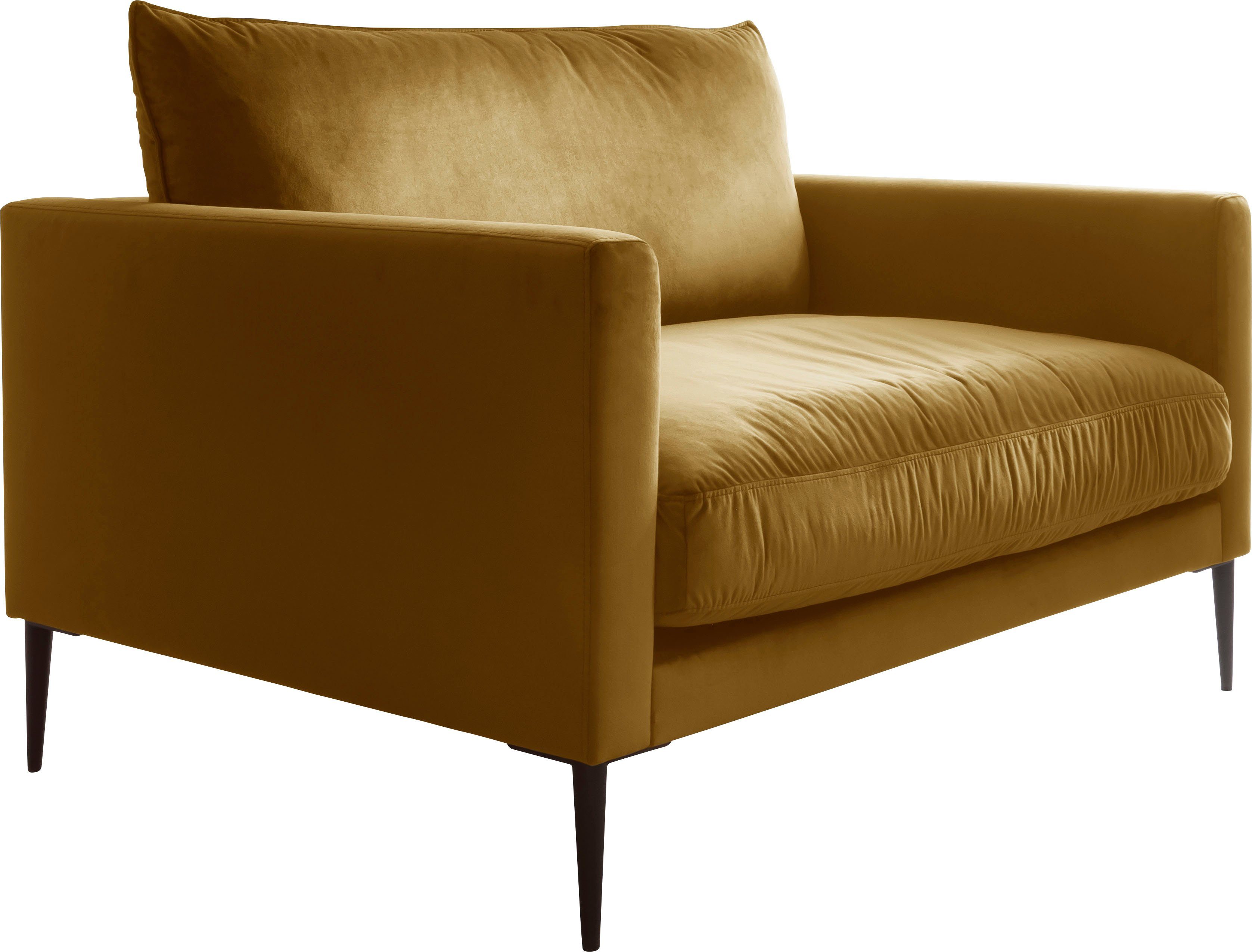 Trends by HG Fauteuil Svea met metalen voet, vrij plaatsbaar