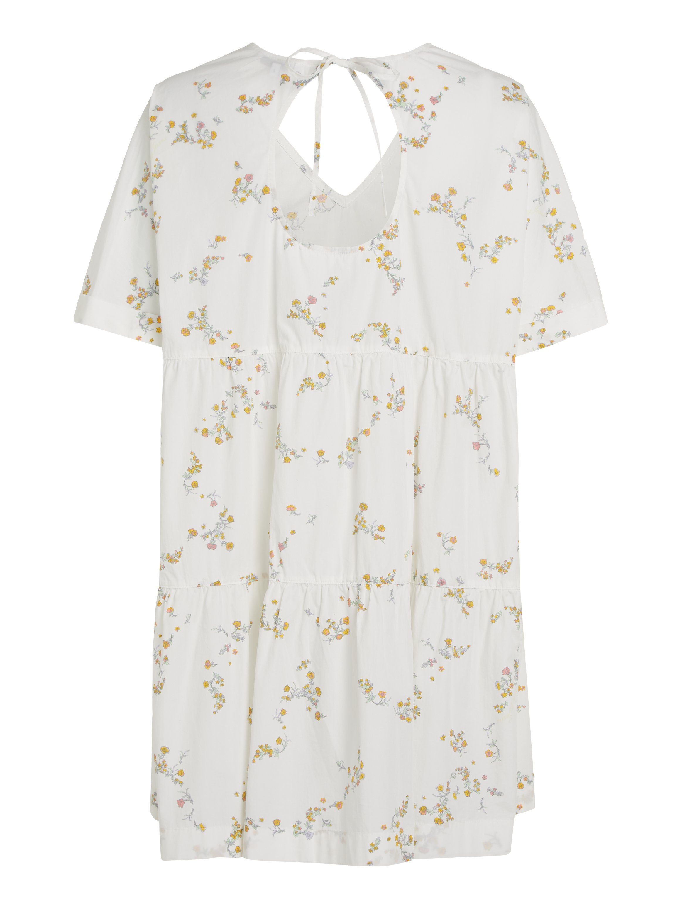 TOMMY JEANS Blousejurk TJW POPLIN A-LINE SS DRESS EXT